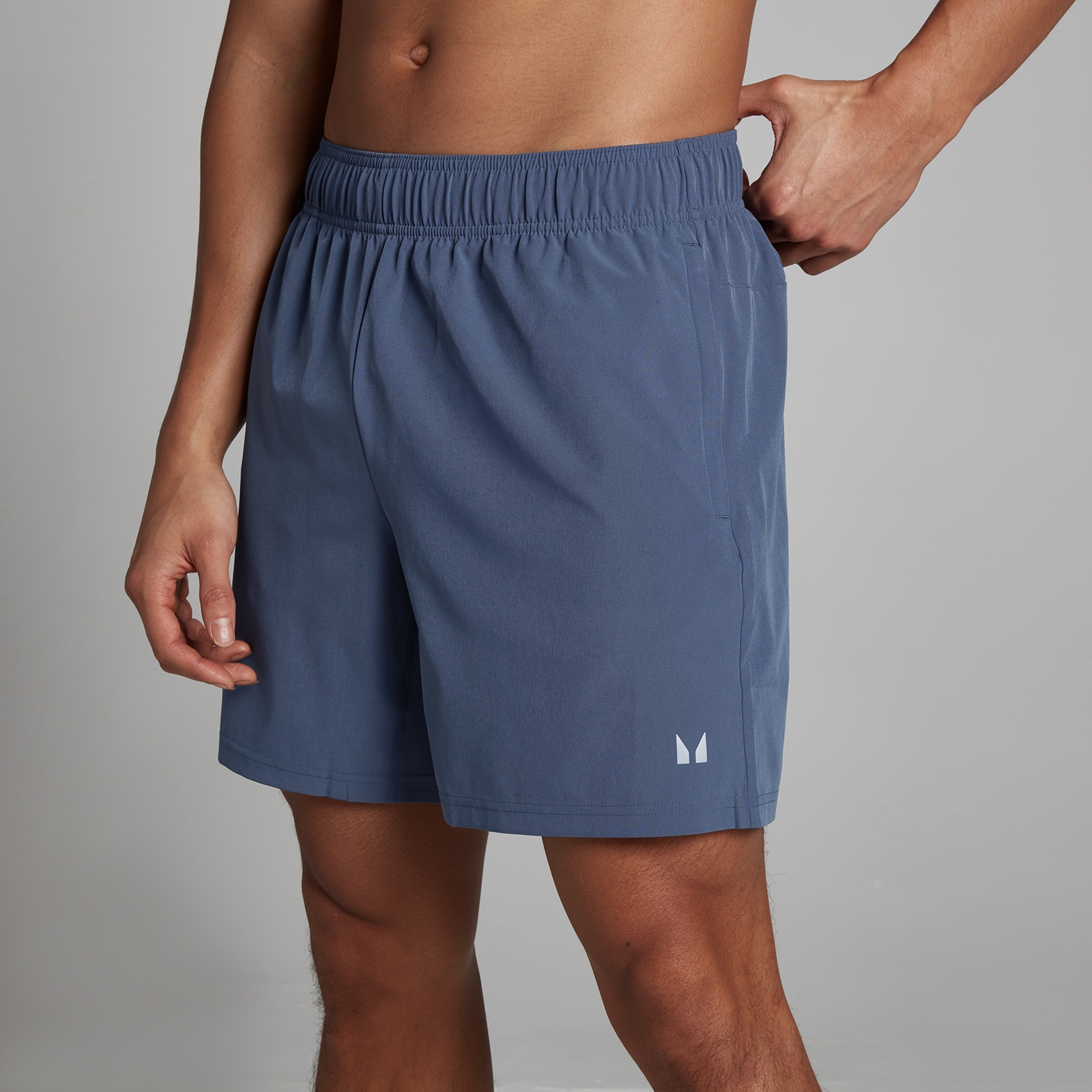 Thumbnail - MP Herren Training 18 cm Gewebte Shorts - Charcoal Blue - XXXL