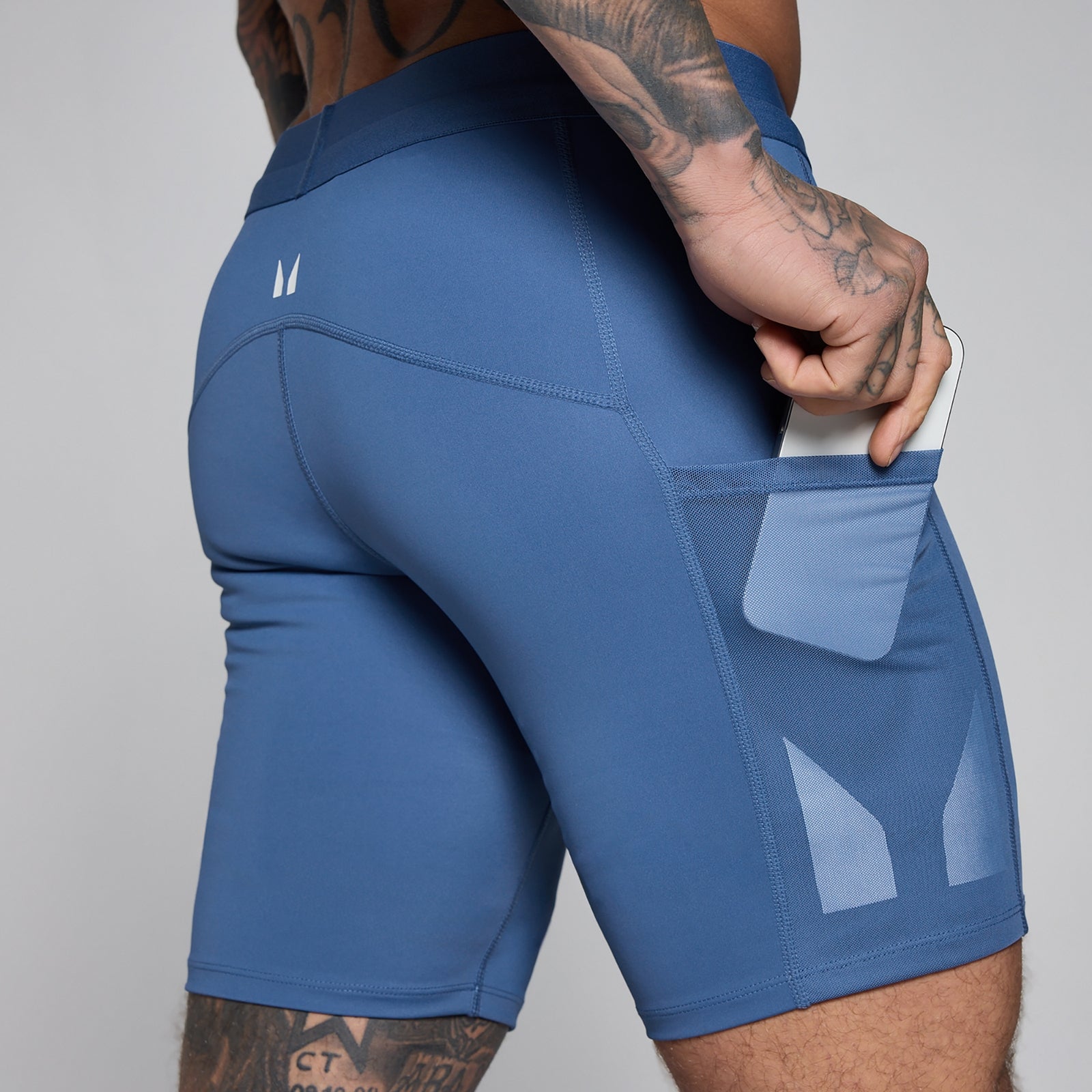 MP Herren Hybrid Pocket Half-Tights – Schieferblau - XXL — Bild 5