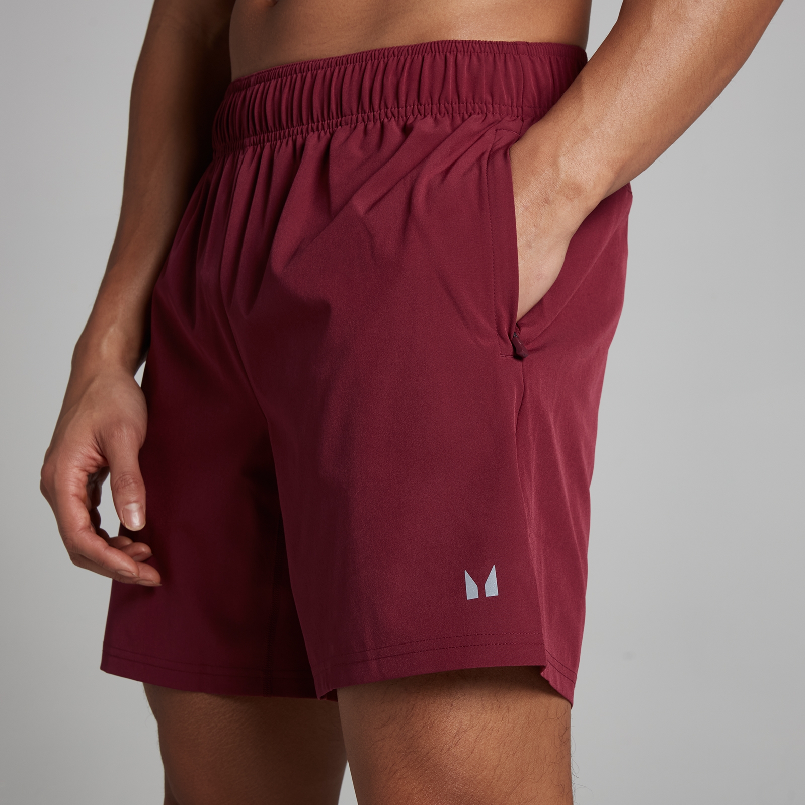 Thumbnail - MP Herren Training 7  Gewebte Shorts - Heritage Rot - S