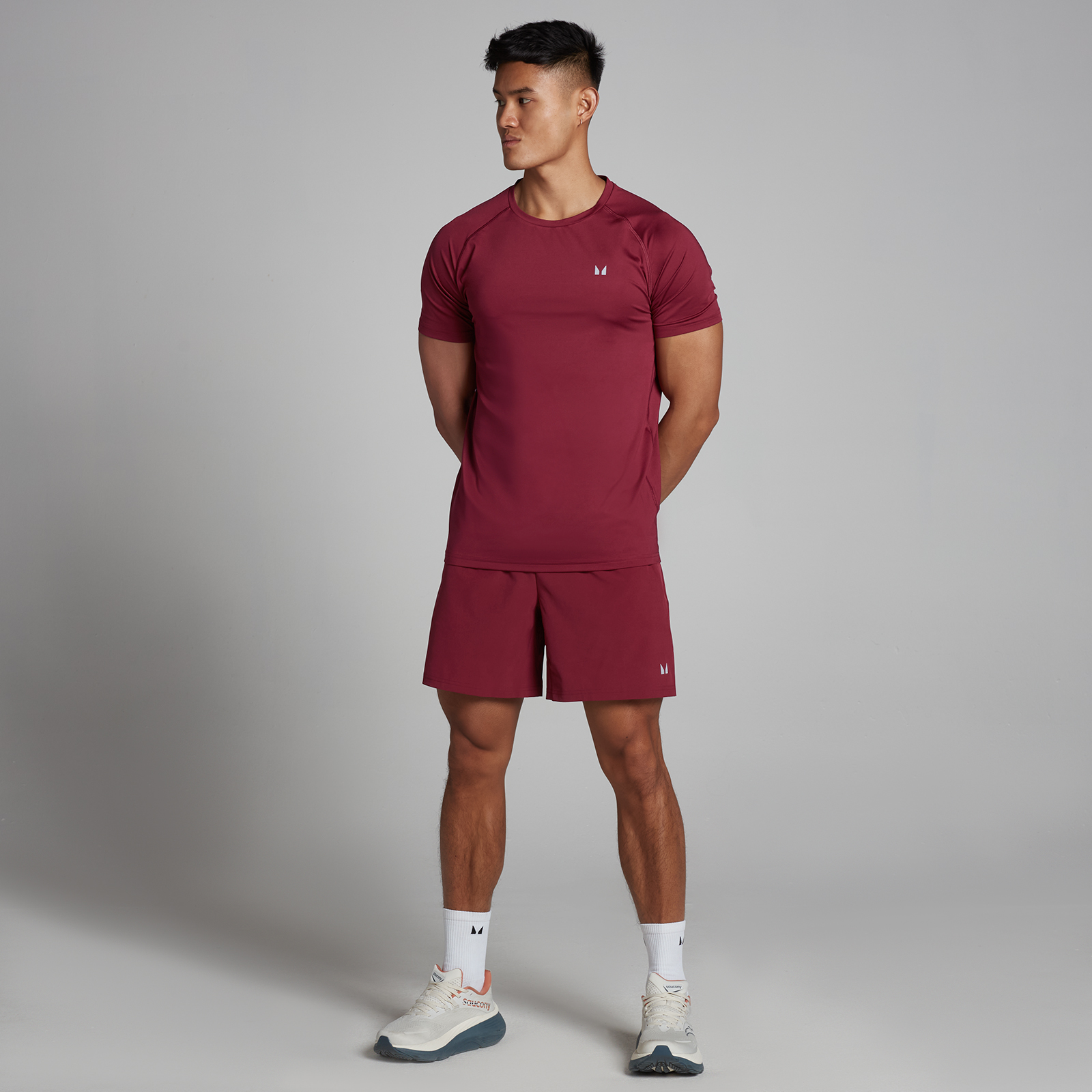 Thumbnail - MP Herren Training 7  Gewebte Shorts - Heritage Rot - S