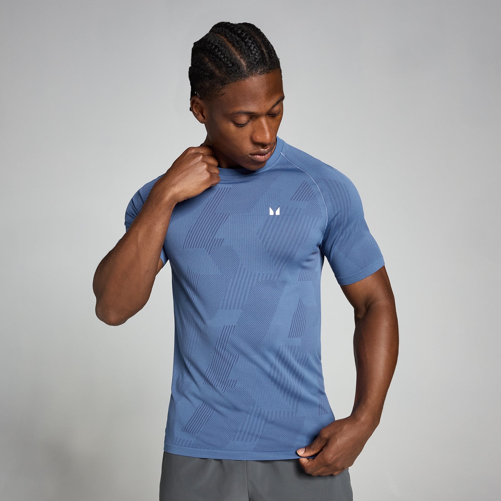 MyProtein - Men's T-Shirt - Seamless - XXL - Blue
