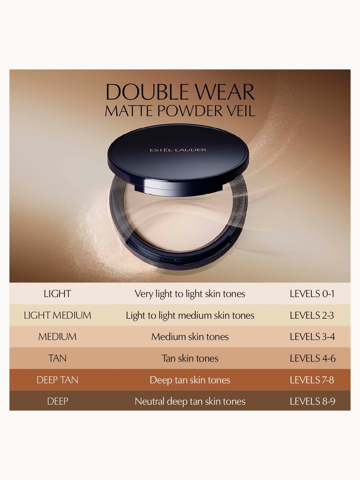 Estée Lauder Double Wear Stay-In-Place Matte Powder Veil 8.5g (Various Shades) - Medium Tan Deep 4