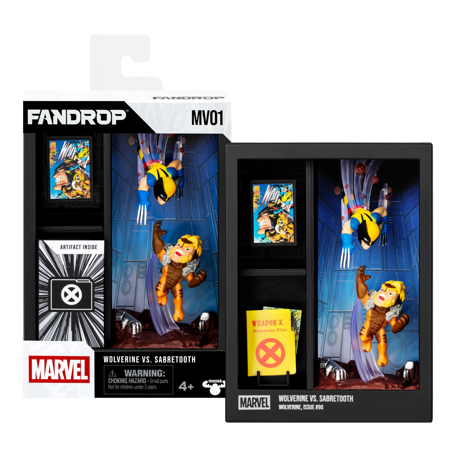 Fandrop Marvel Wave 1 Figure 2 Pack Wolverine Vs Sabretooth