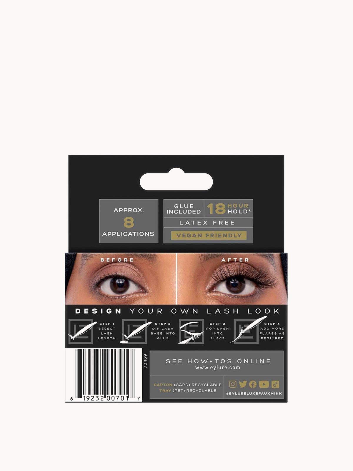 Eylure Faux Mink Individual Lashes Clusters 2