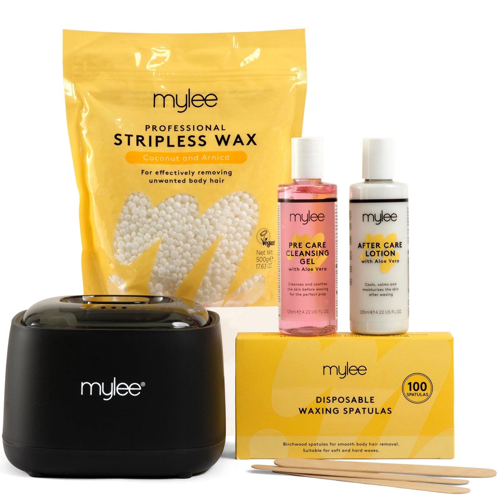 Mylee Bare Essentials Coconut & Arnica Wax Kit