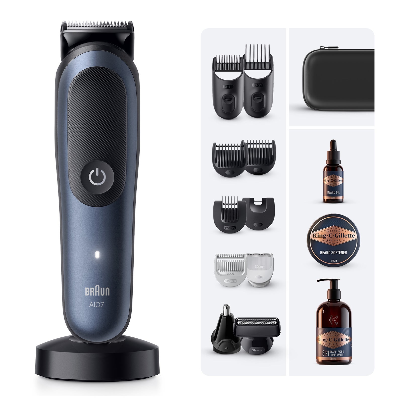 Braun Series 7 13 in 1 Multigroomer Beard Body AIO7565 New Open Tatty Box - Image 4