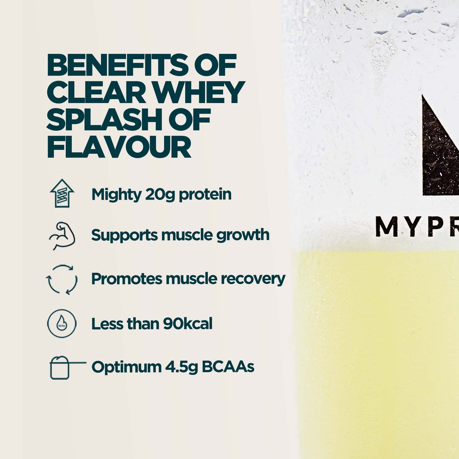 Myprotein Clear Whey Protein Splash of Flavour - 390G - 15servings - Splash Of - Pineapple