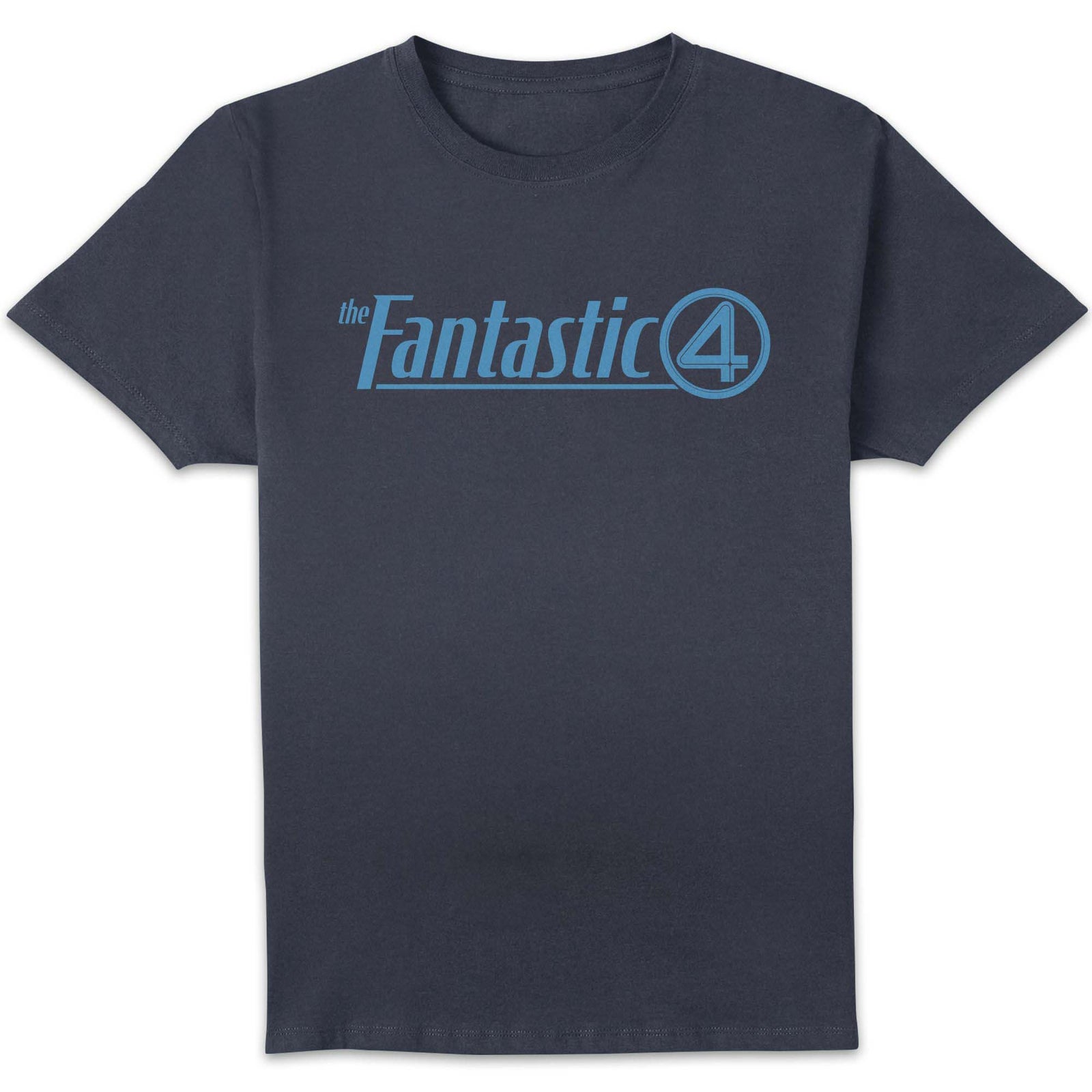 Marvel Fantastic Four Core Logo Unisex T-Shirt - Navy - XXL