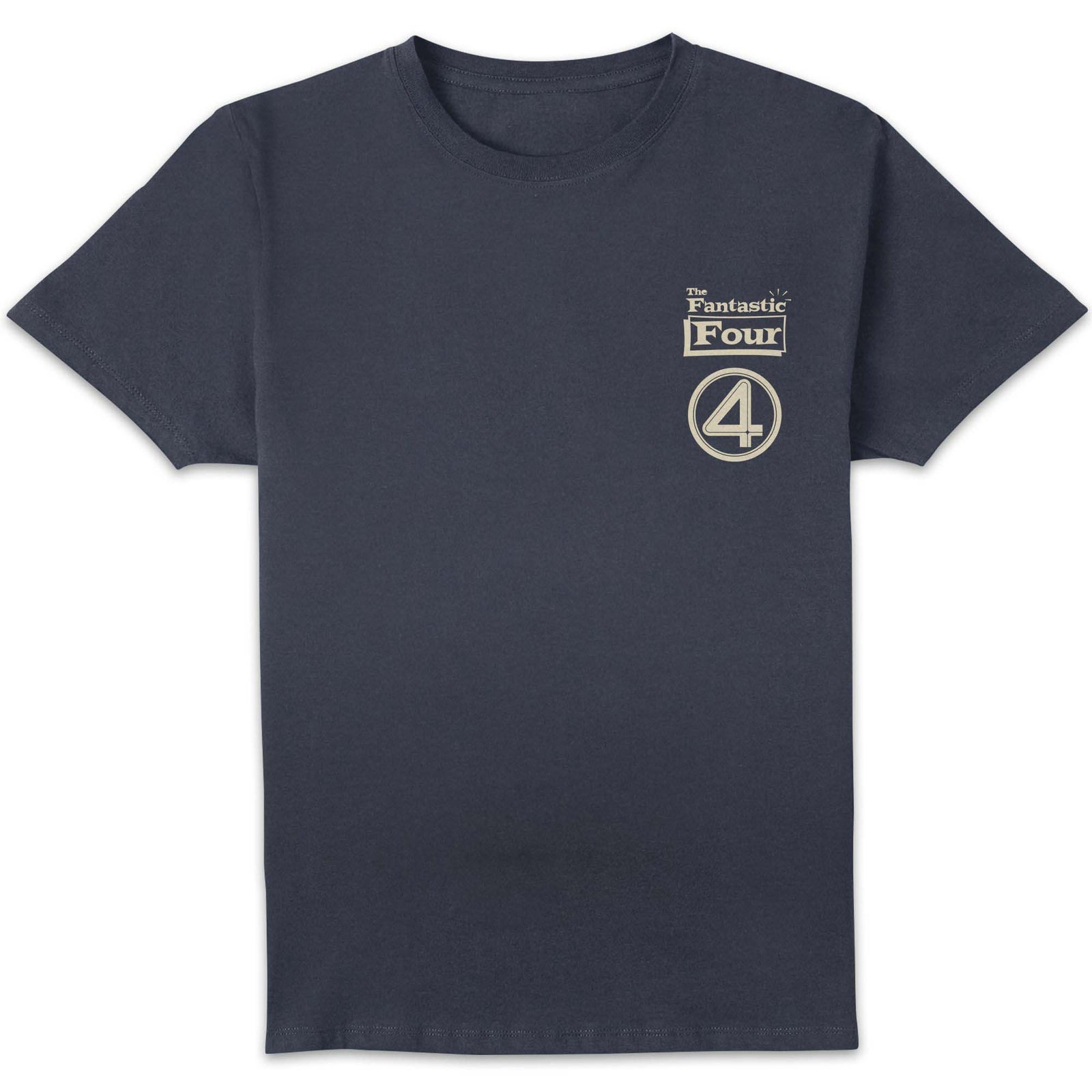Marvel Fantastic Four Team Roster Unisex T-Shirt - Navy - M