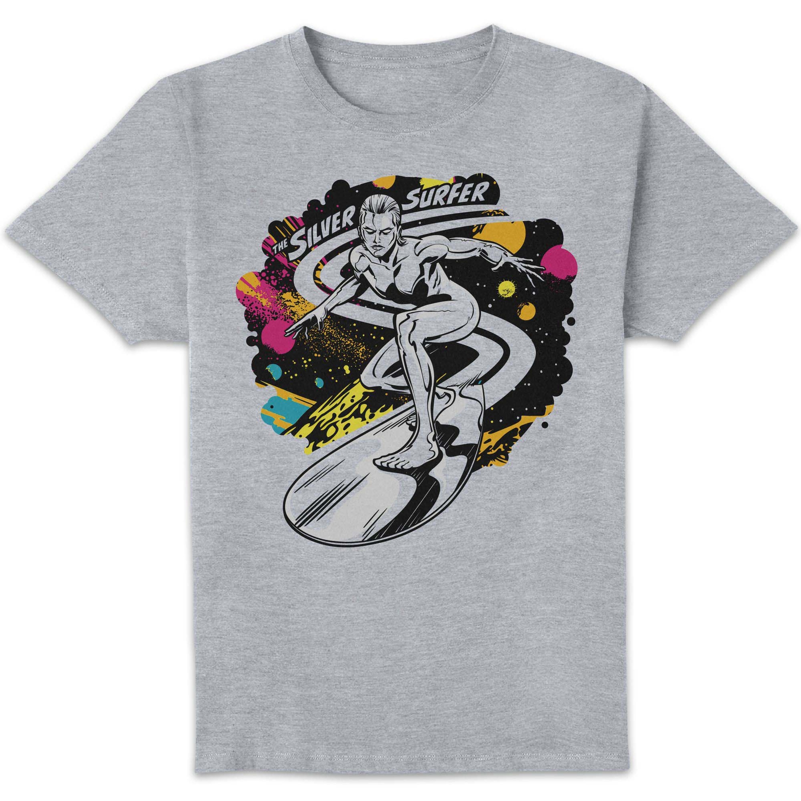 Marvel Fantastic Four Silver Surfer Unisex T-Shirt - Grey - XXL