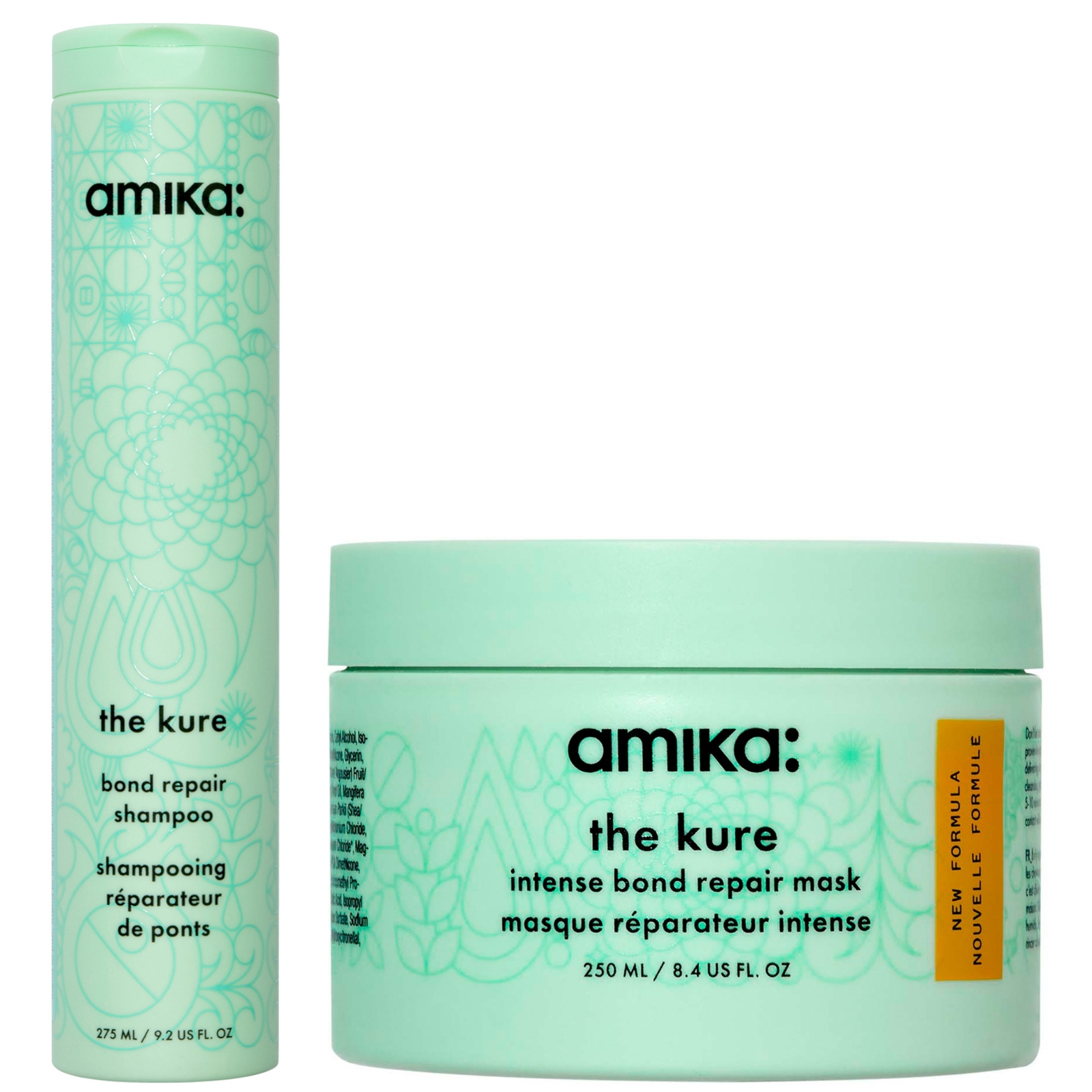 Amika Kure Mask + Kure Shampoo