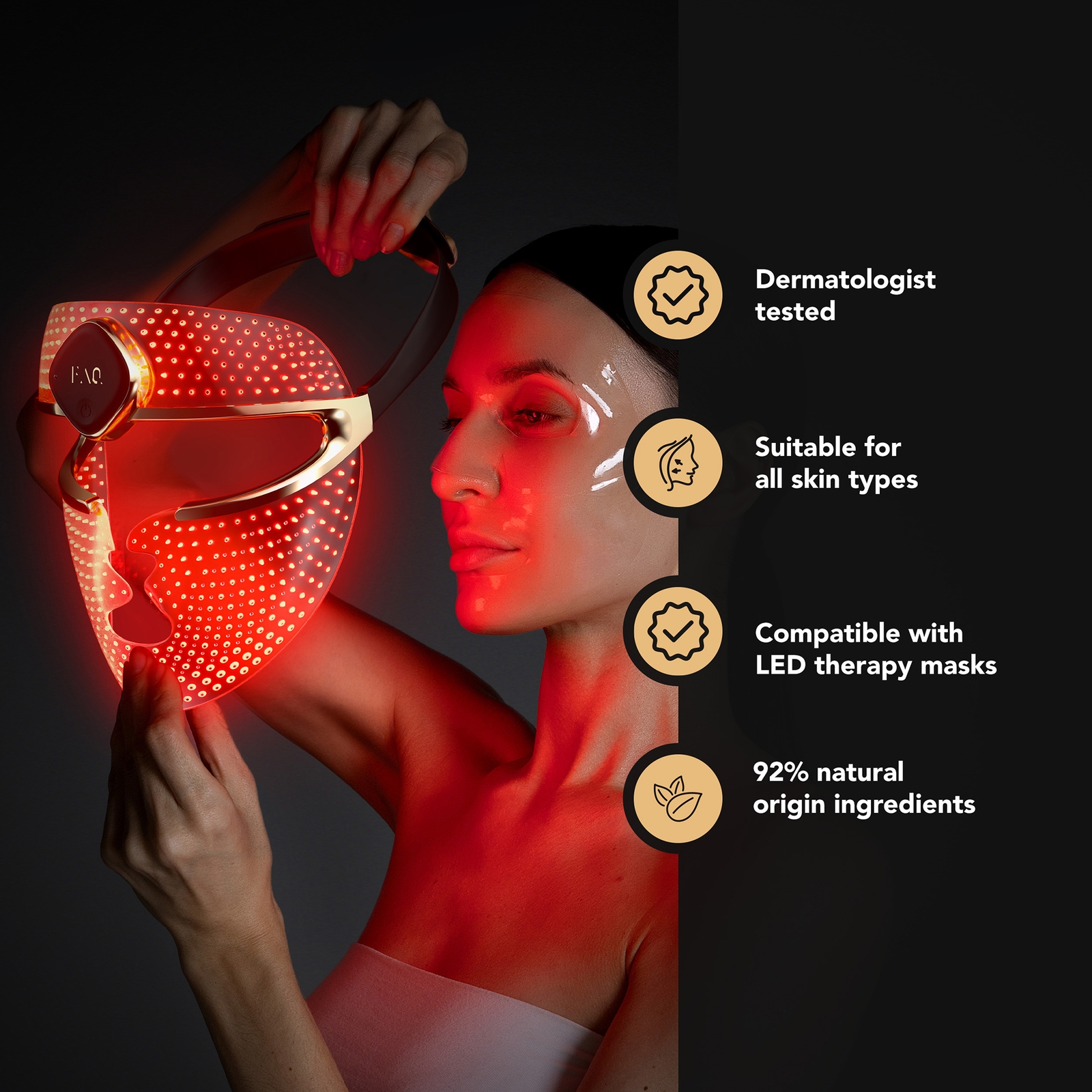 Thumbnail - FOREO FAQ Glass Skin Collagen Face Mask