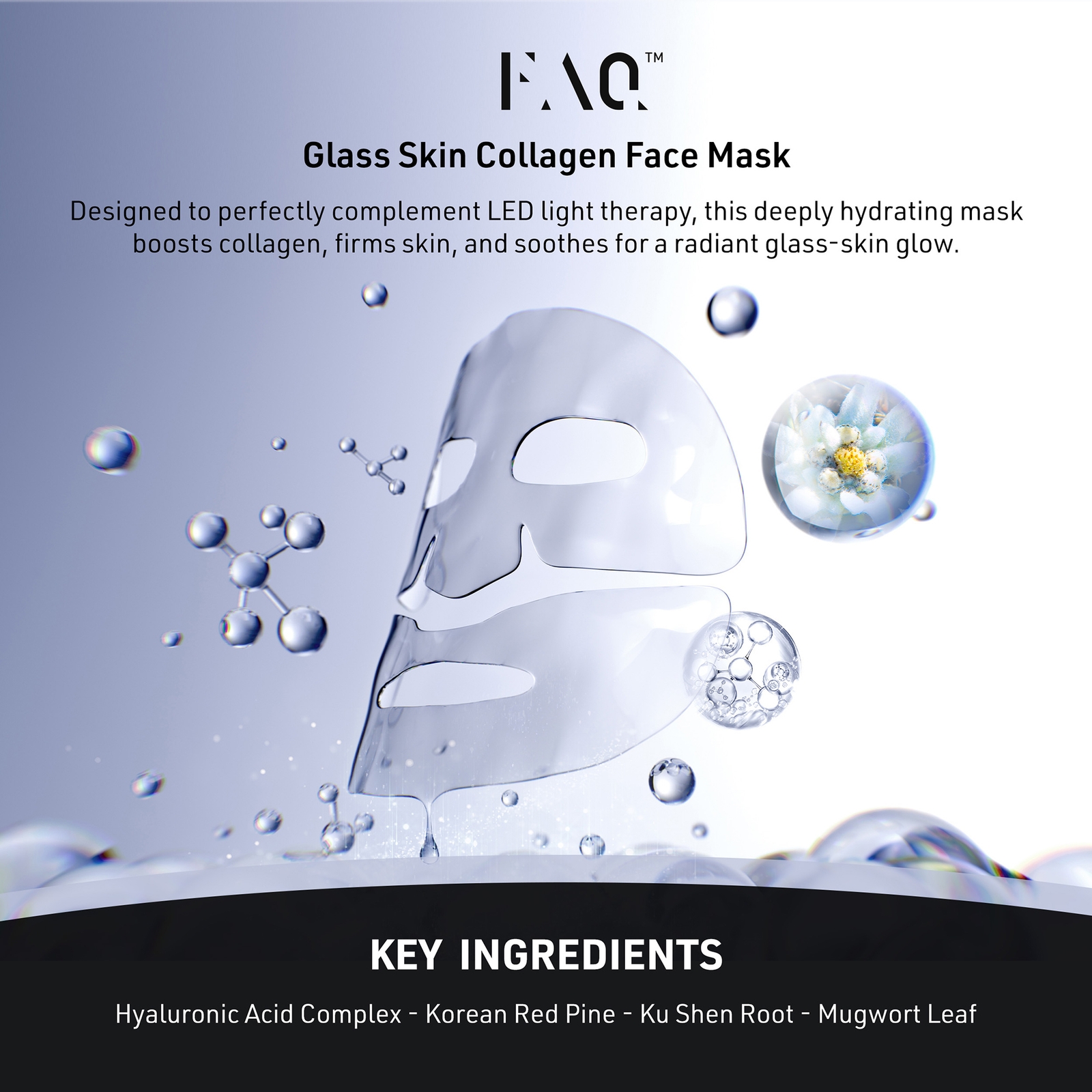 Thumbnail - FOREO FAQ Glass Skin Collagen Face Mask