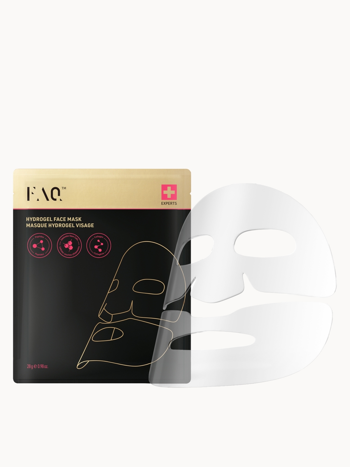 FOREO FAQ Glass Skin Collagen Face Mask