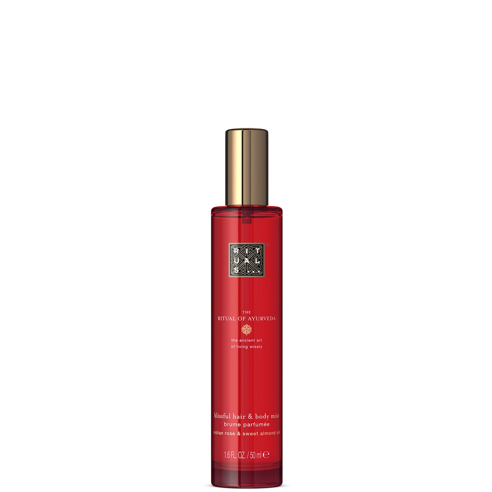 Rituals The Ritual of Ayurveda Indian Rose & Sweet Almond Oil Hair & Body Mist 50ml