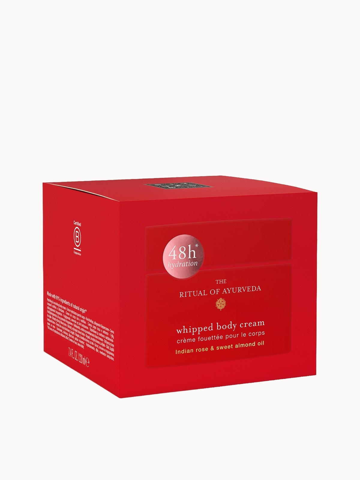 Rituals The Ritual of Ayurveda Indian Rose & Sweet Almond Whipped Body Cream 220ml, photo 2