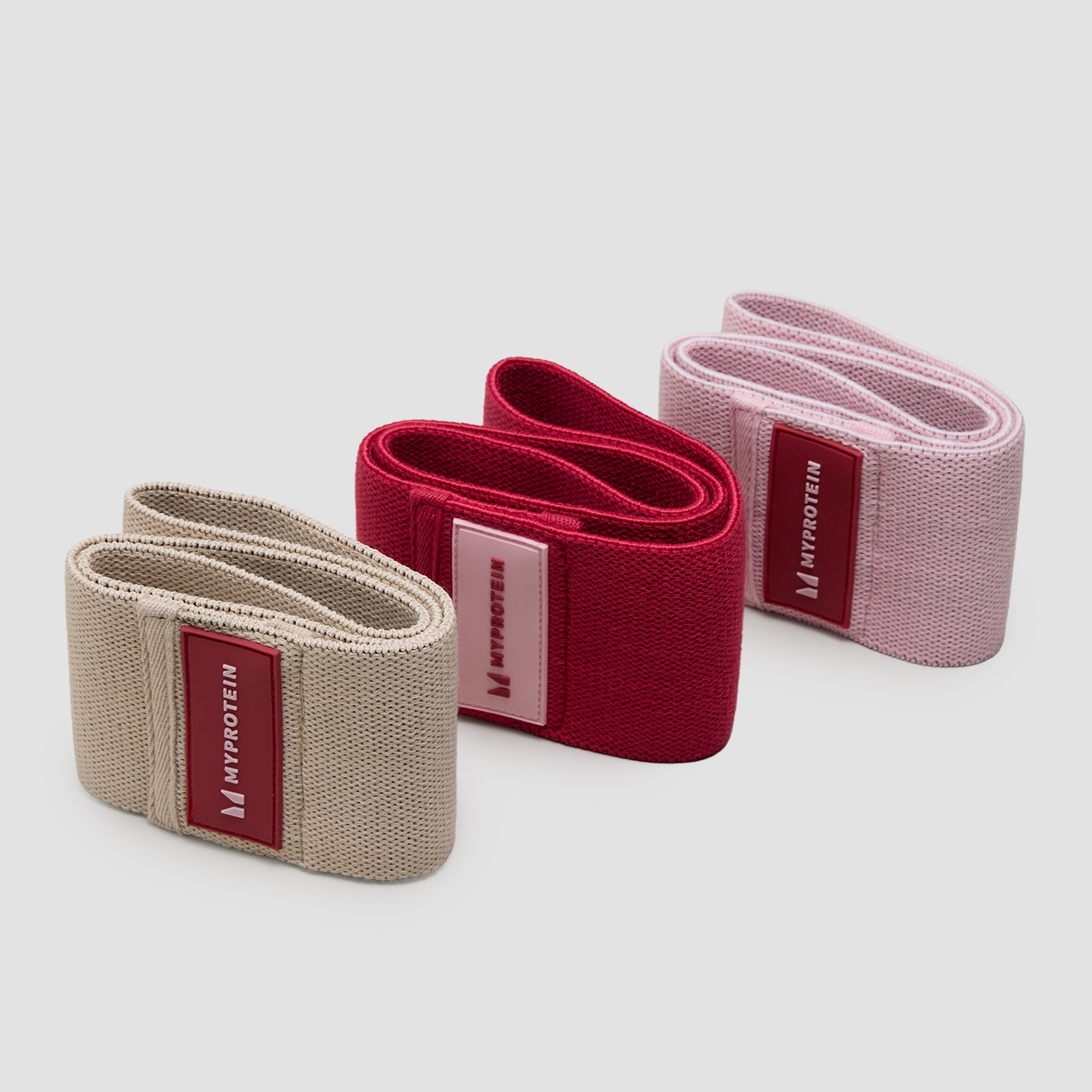 5059883498317 - Myprotein Booty Band Bundle (3er-Pack) - Rosa Rosenrot Cremeweiß