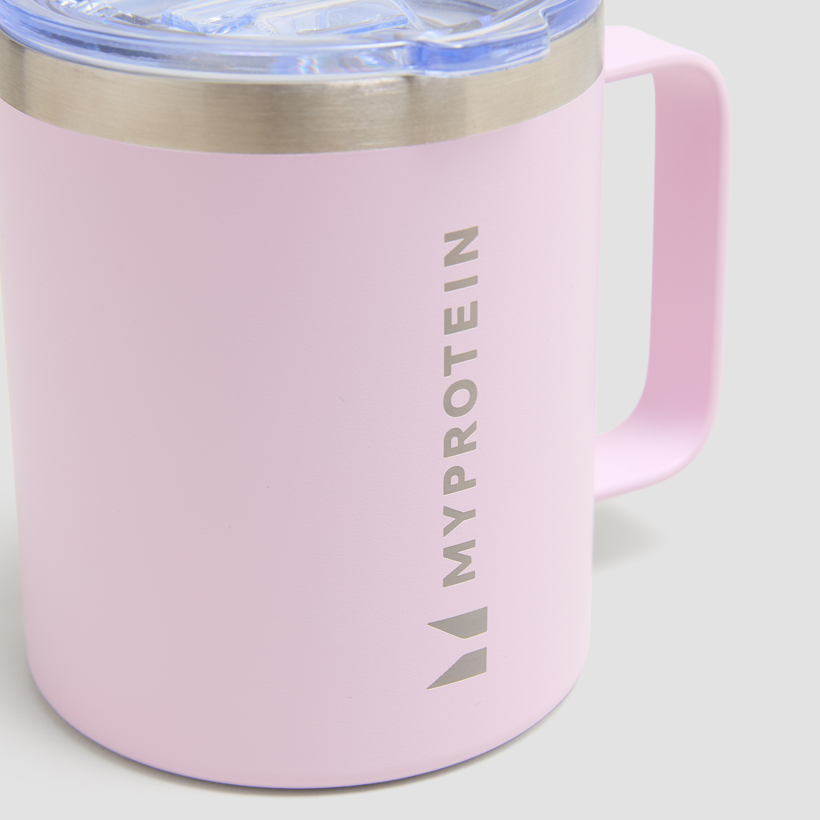 5059883498768 - Myprotein Recycelter Metall-Kaffeebecher 350 ml - Rosa