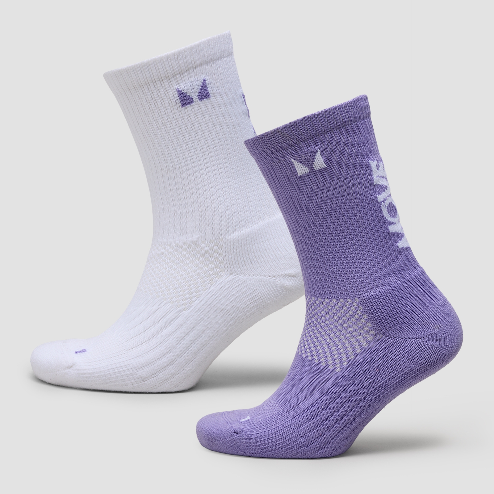 Myprotein UK MyProtein MP Move Club Running Socks (2 pack) - Dusted Grape