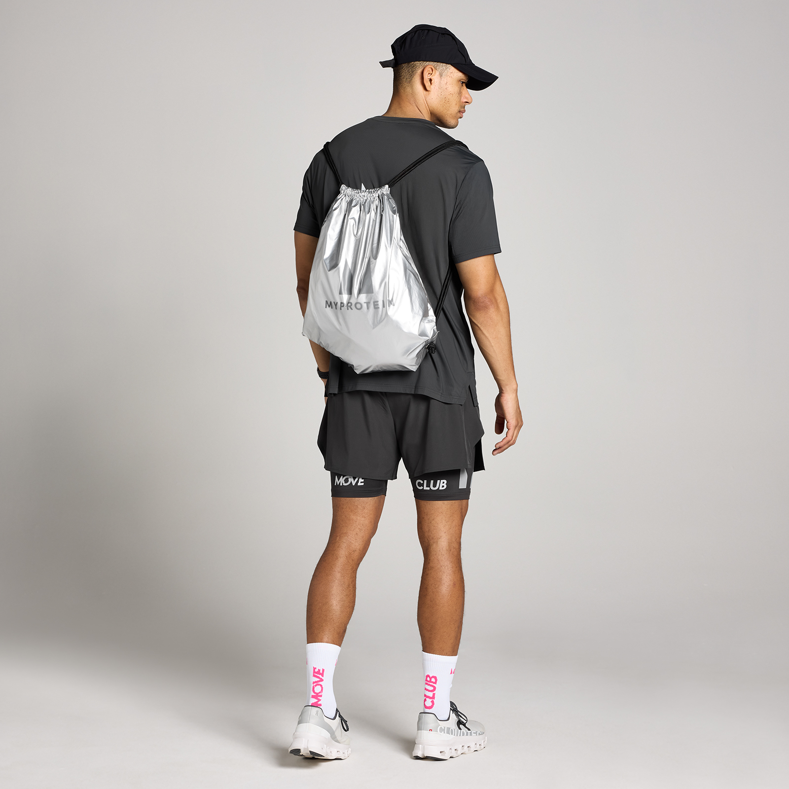 MP Metallic-Turnbeutel - Schwarz