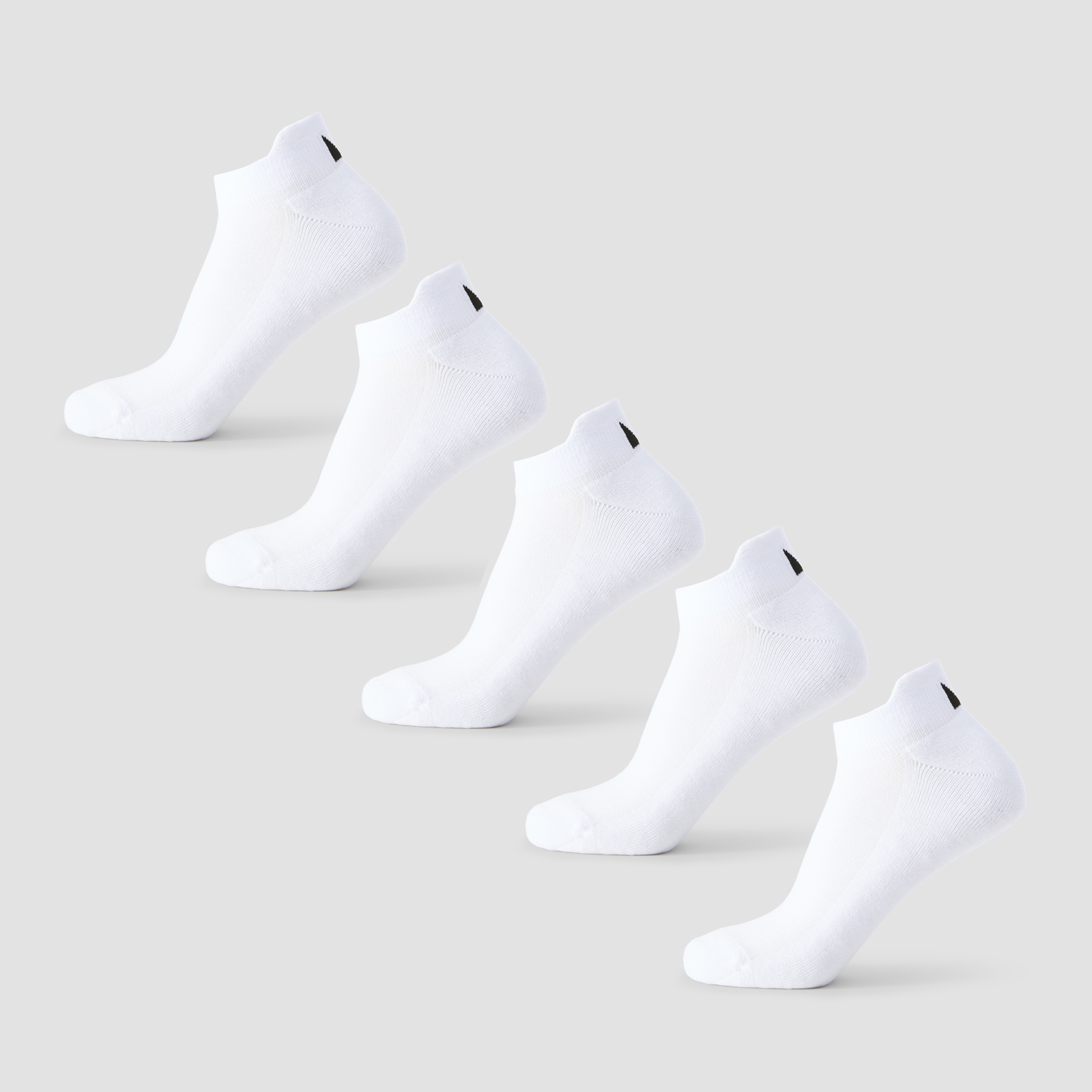 5059883498904 - MP Unisex Trainer Socks (5 Pack) - White - UK 2-5