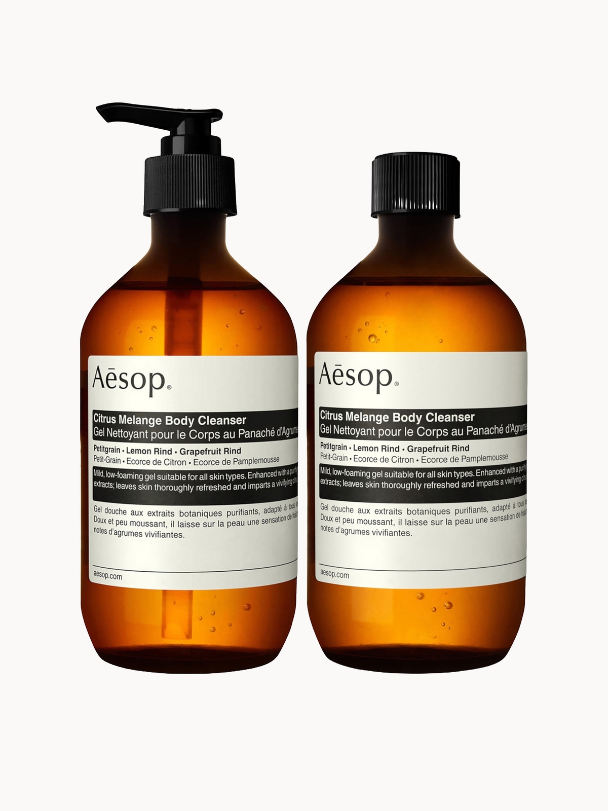 Citrus Melange Body Cleanser & Refill Duo