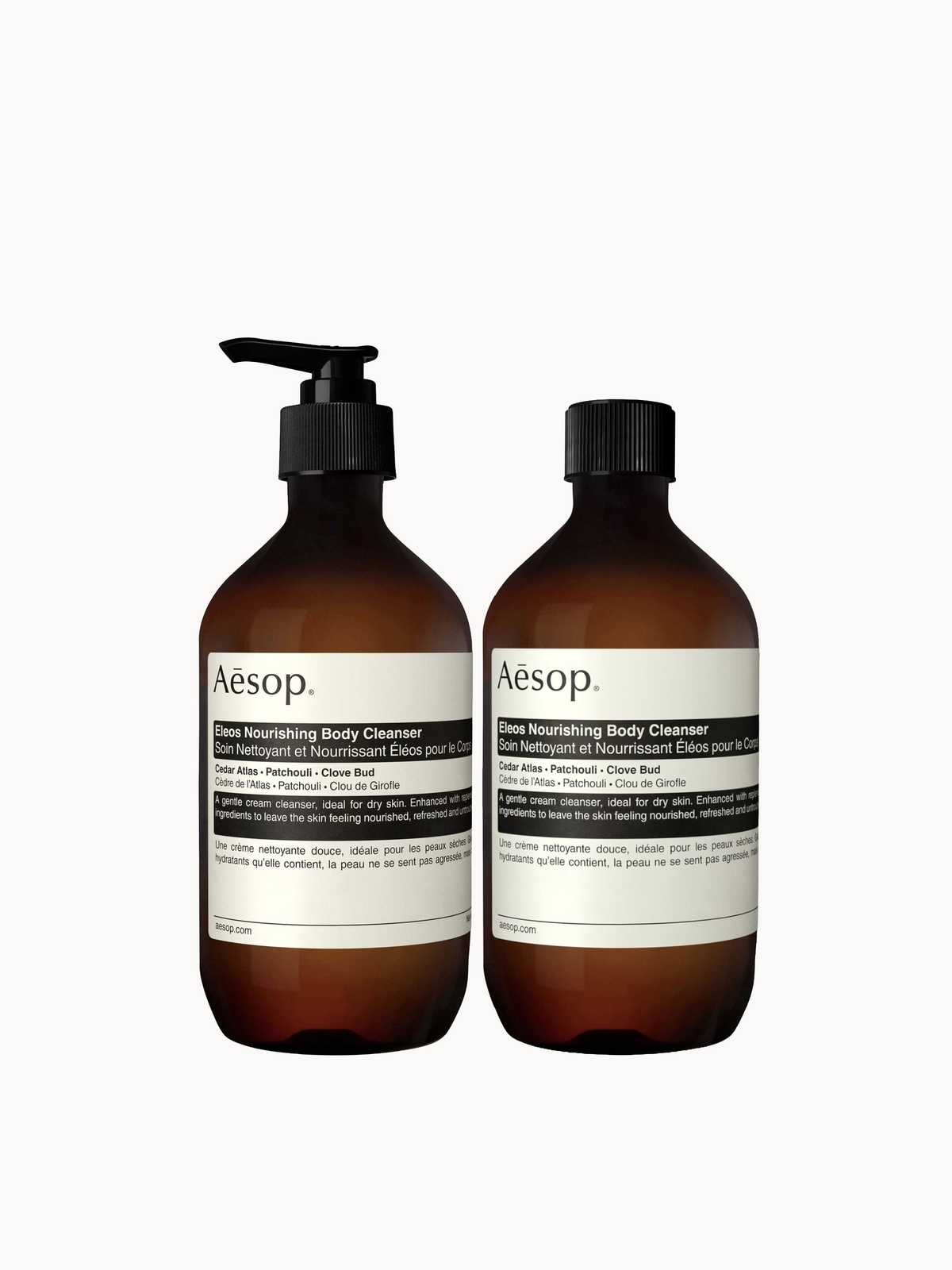 Eleos Nourishing Body Cleanser & Refill Duo