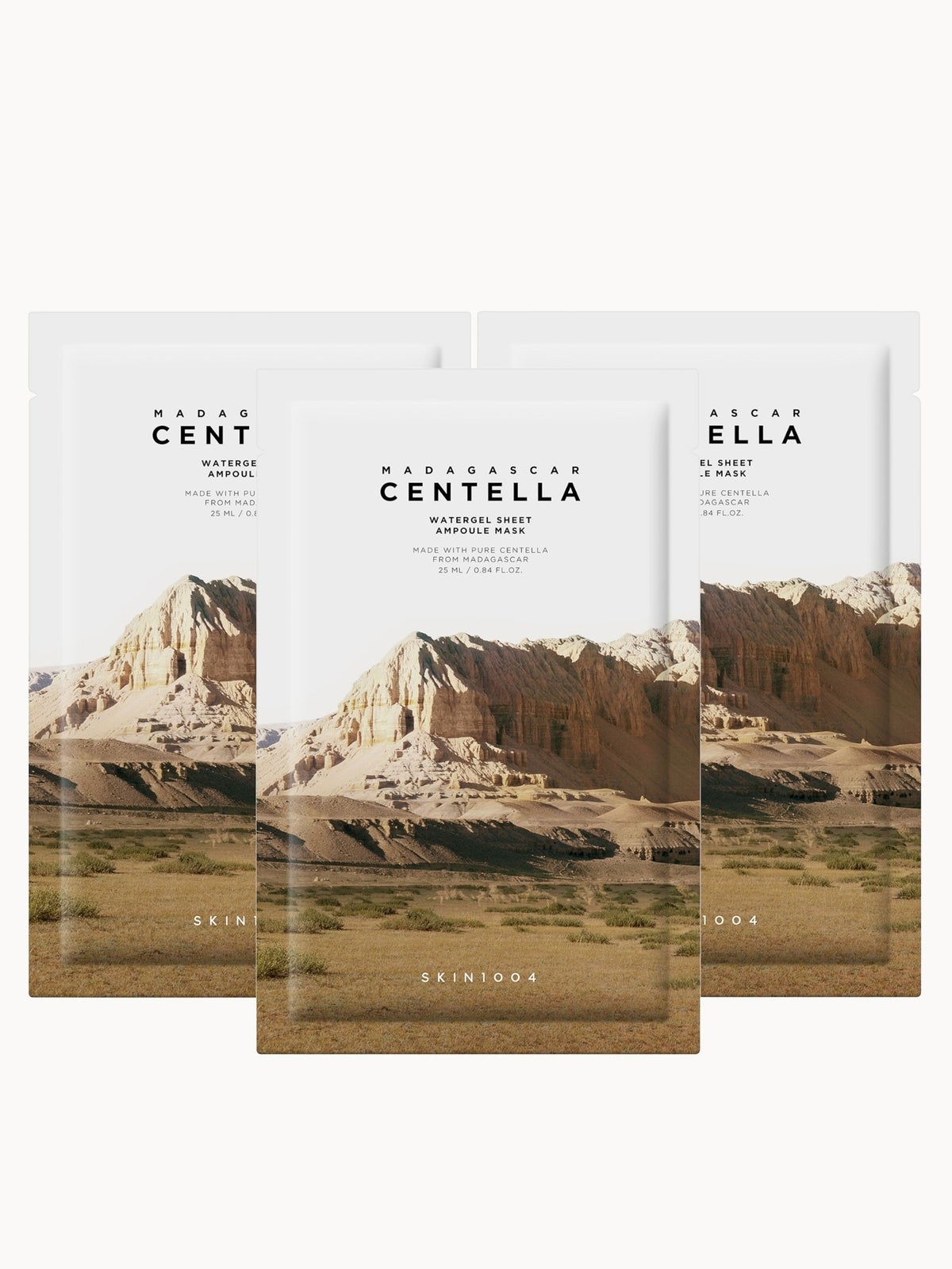 SKIN1004 Madagascar Centella Watergel Sheet Ampoule Mask Trio
