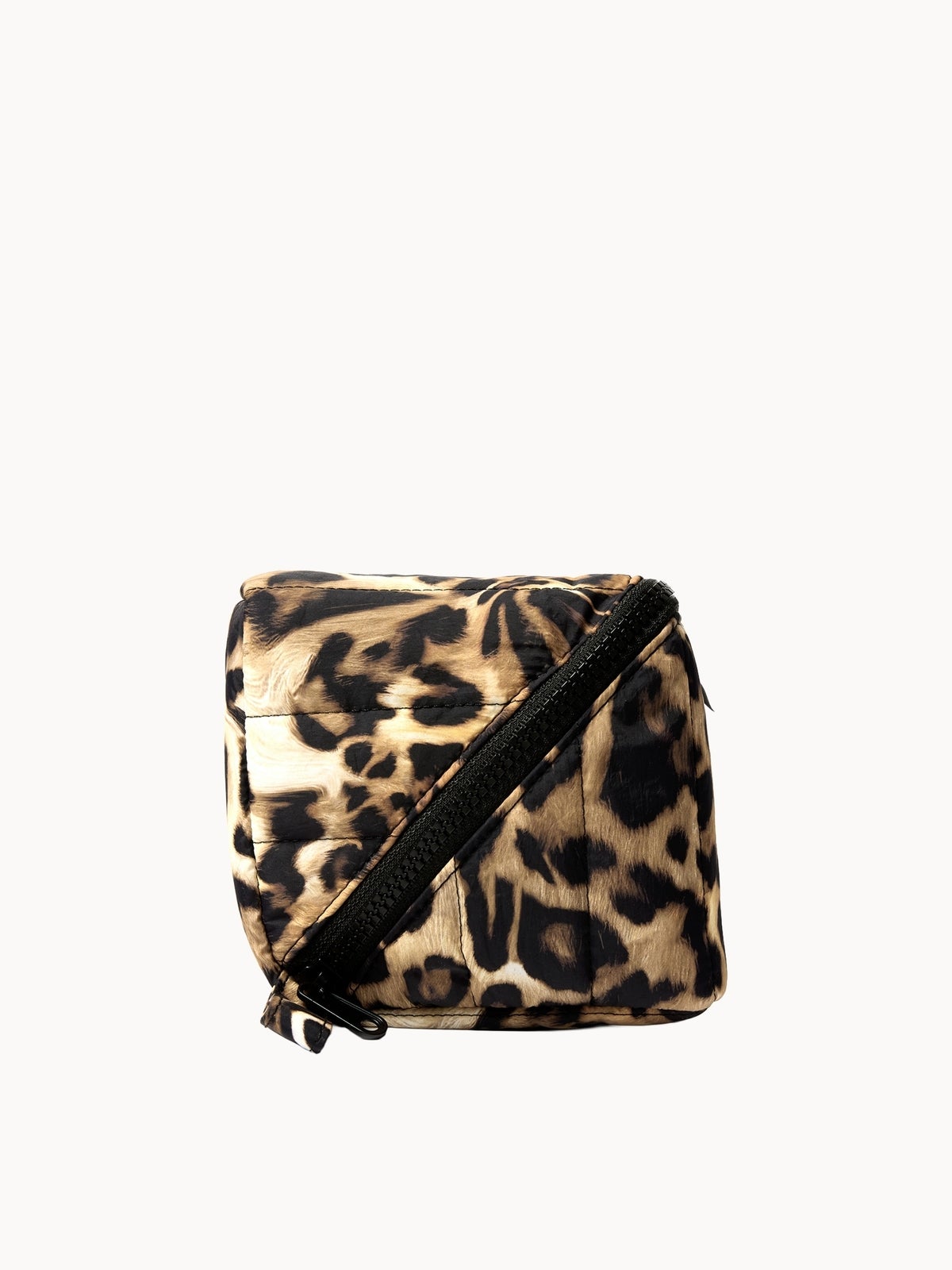 The Flat Lay Co. Marshmallow Flat Lay Makeup Box Bag - Warped Leopard 4