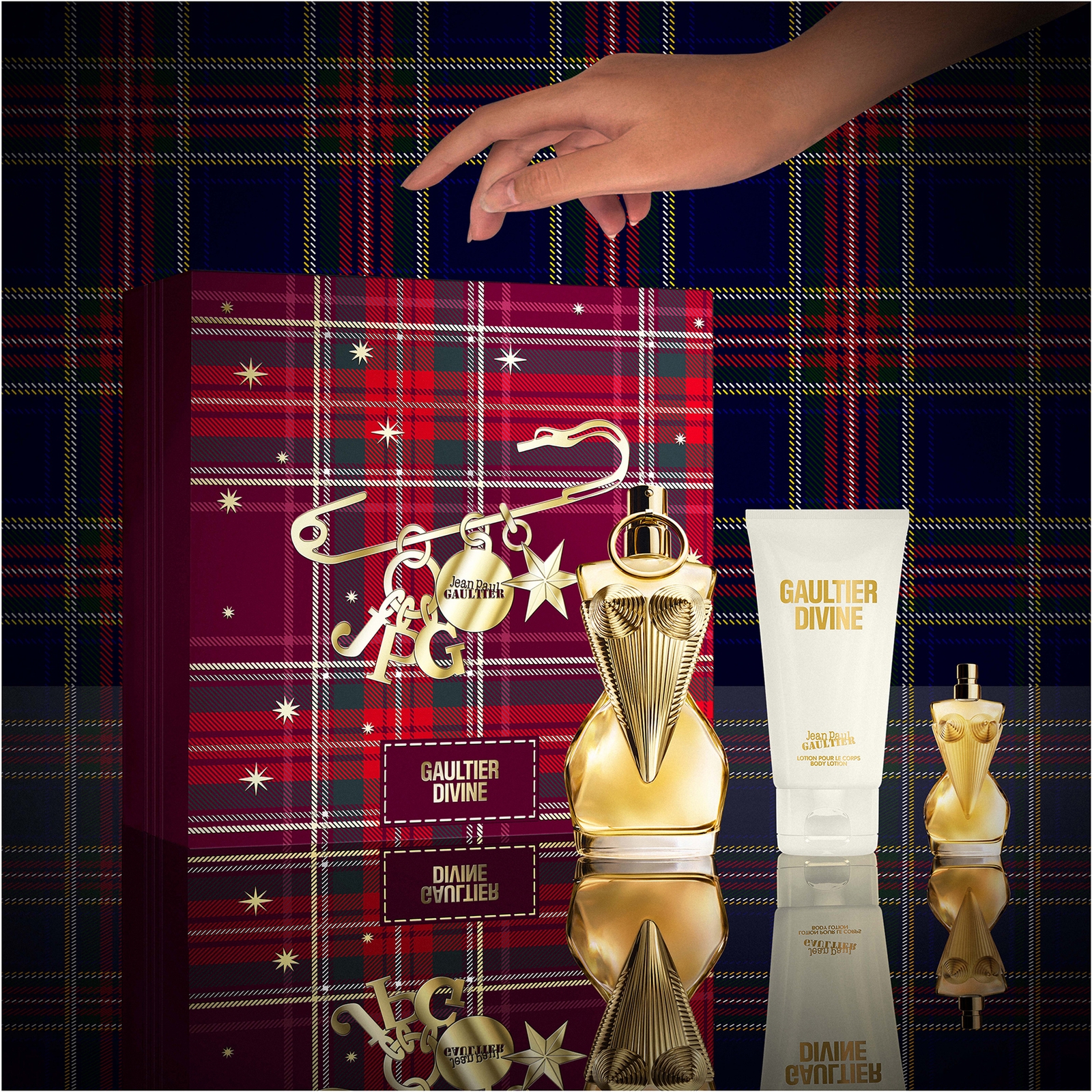 Thumbnail - Jean Paul Gaultier Divine Eau de Parfum 50ml + Lotion Pour Le Corps Body Lotion 75ml + Eau de Parfum 6ml