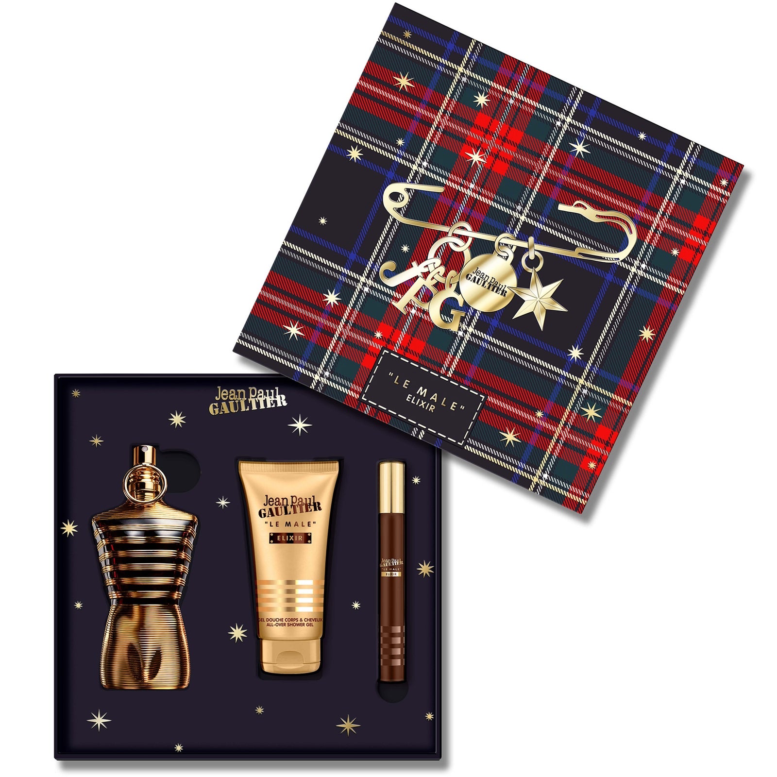 Jean Paul Gaultier Le Male Elixir Parfum 75ml Gift Set (Worth £112) 2