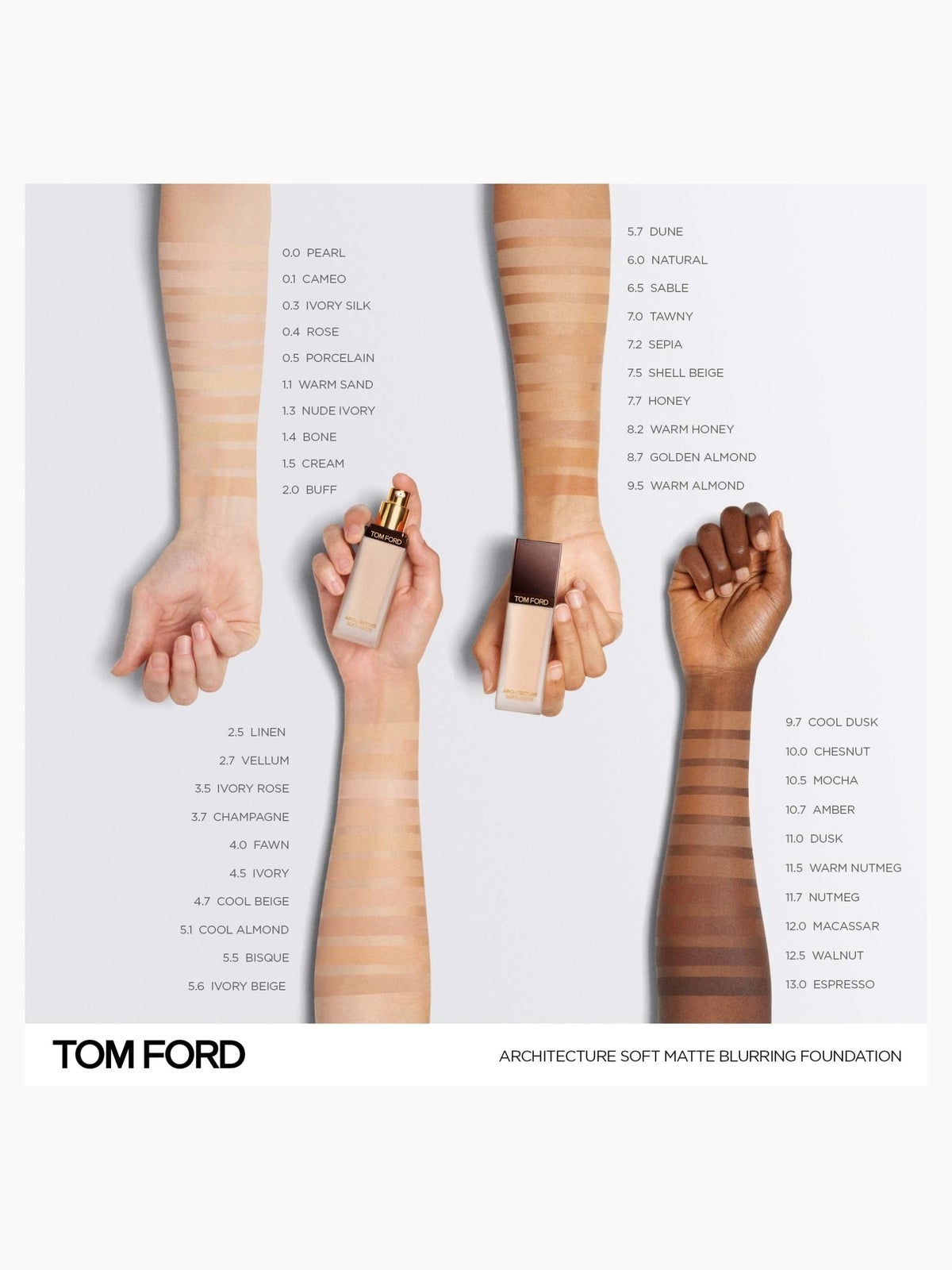 TOM FORD Architecture Soft Matte Blurring Foundation 30ml (Various Shades) - 1.5 Cream 3