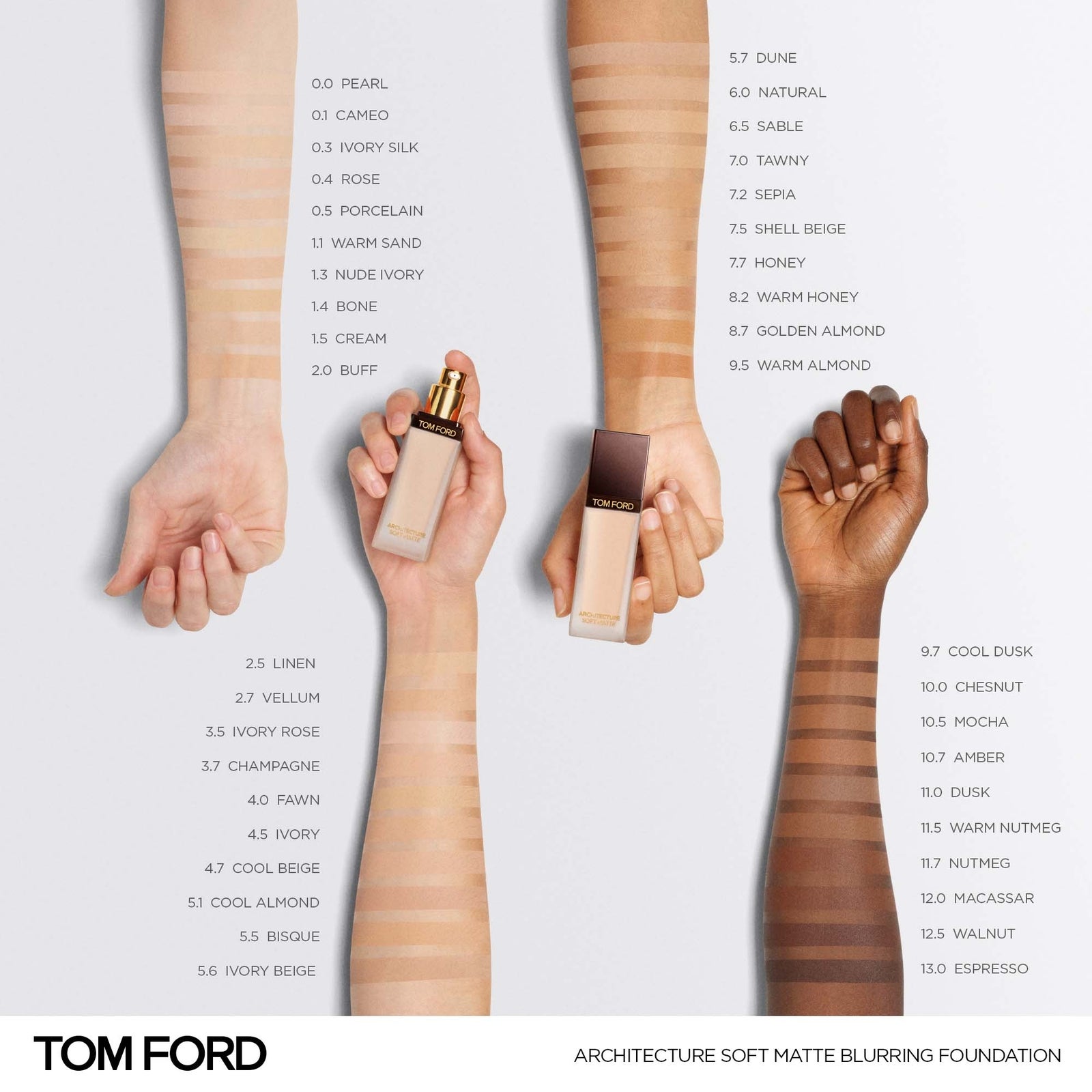 TOM FORD Architecture Soft Matte Blurring Foundation 30ml (Various Shades) - 2.0 Buff 3