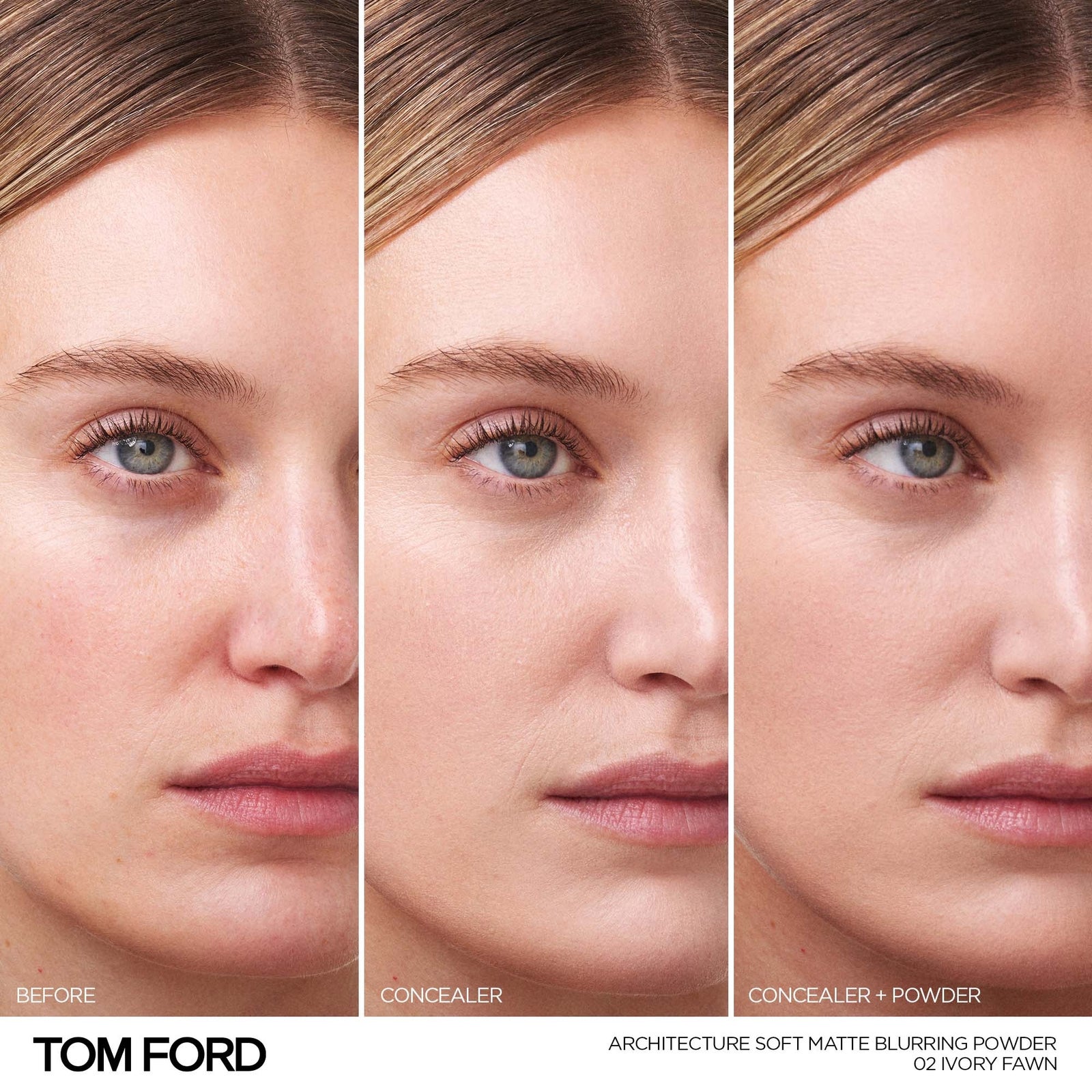 TOM FORD Architecture Soft Matte Blurring Powder (Various Shades) - Ivory Fawn 3