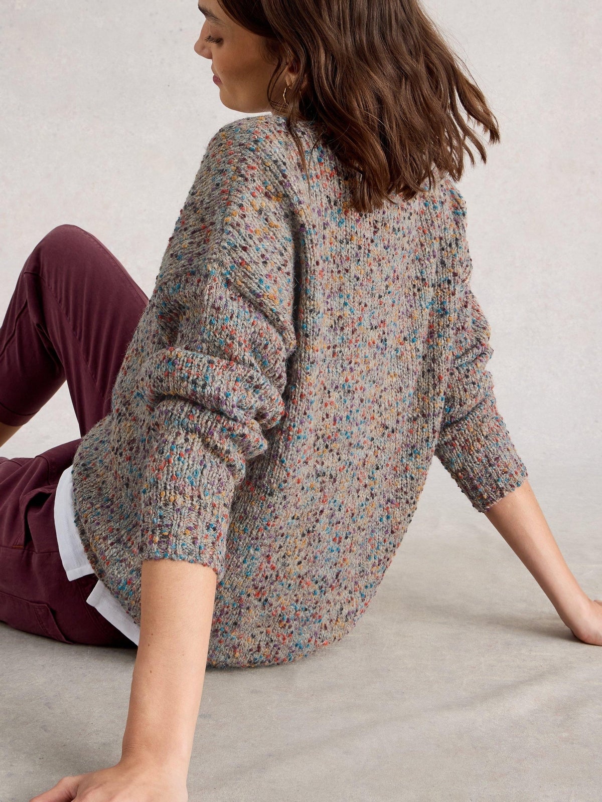 Pullover mit V-Ausschnitt - 50