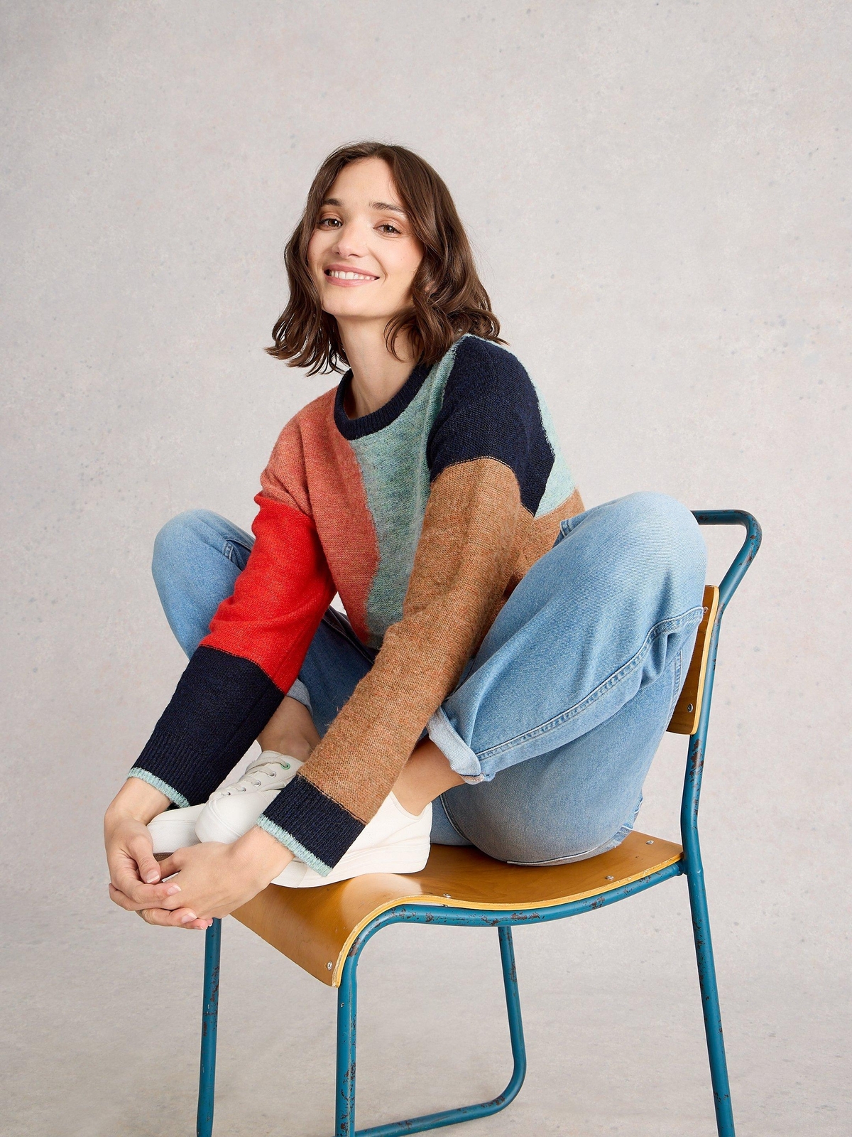 Abstrakter Pullover Freya - 34