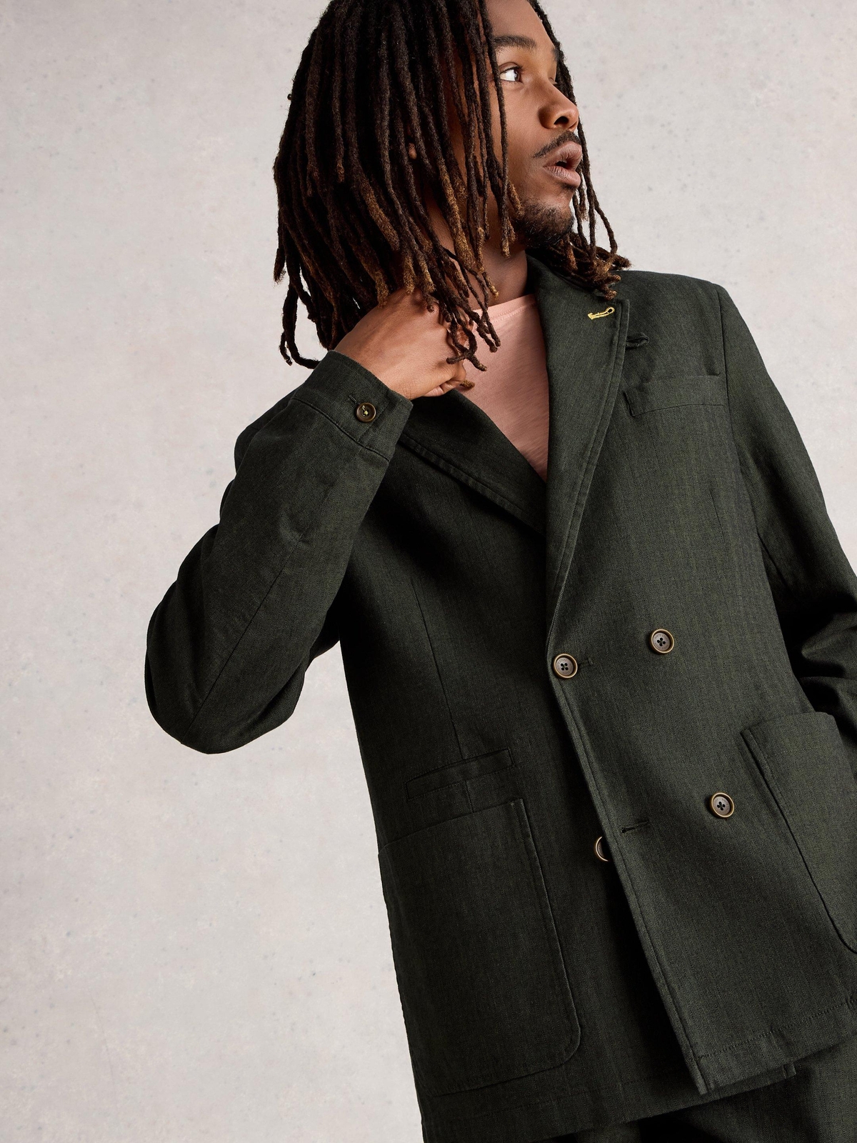 Sakko Fischgrätmuster - 46