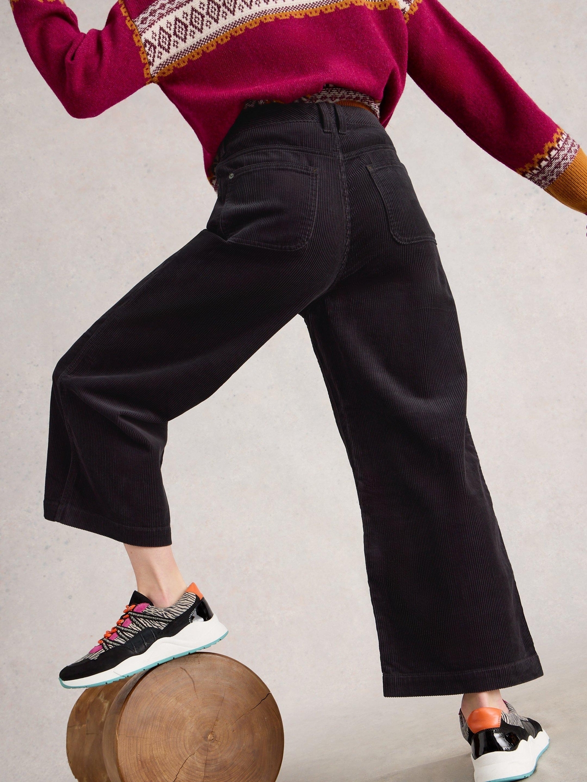 7/8-Kordhose Tia mit weitem Bein - 36/R