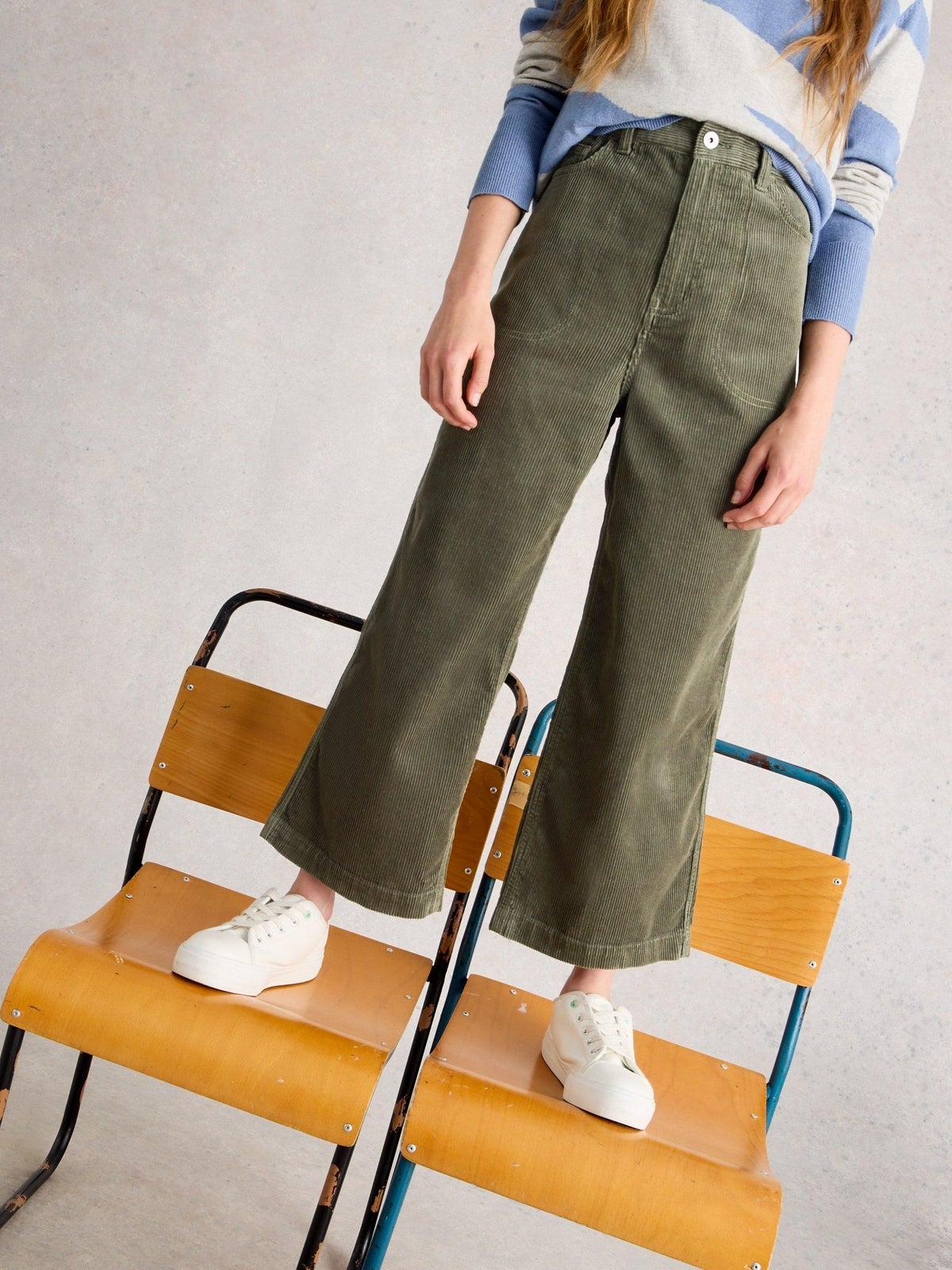7/8-Kordhose Tia mit weitem Bein - 48/R