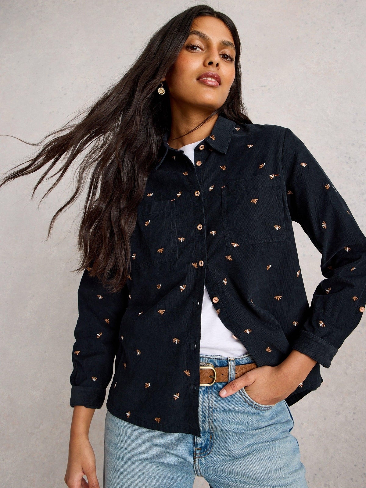 Kordbluse Sophie - 50