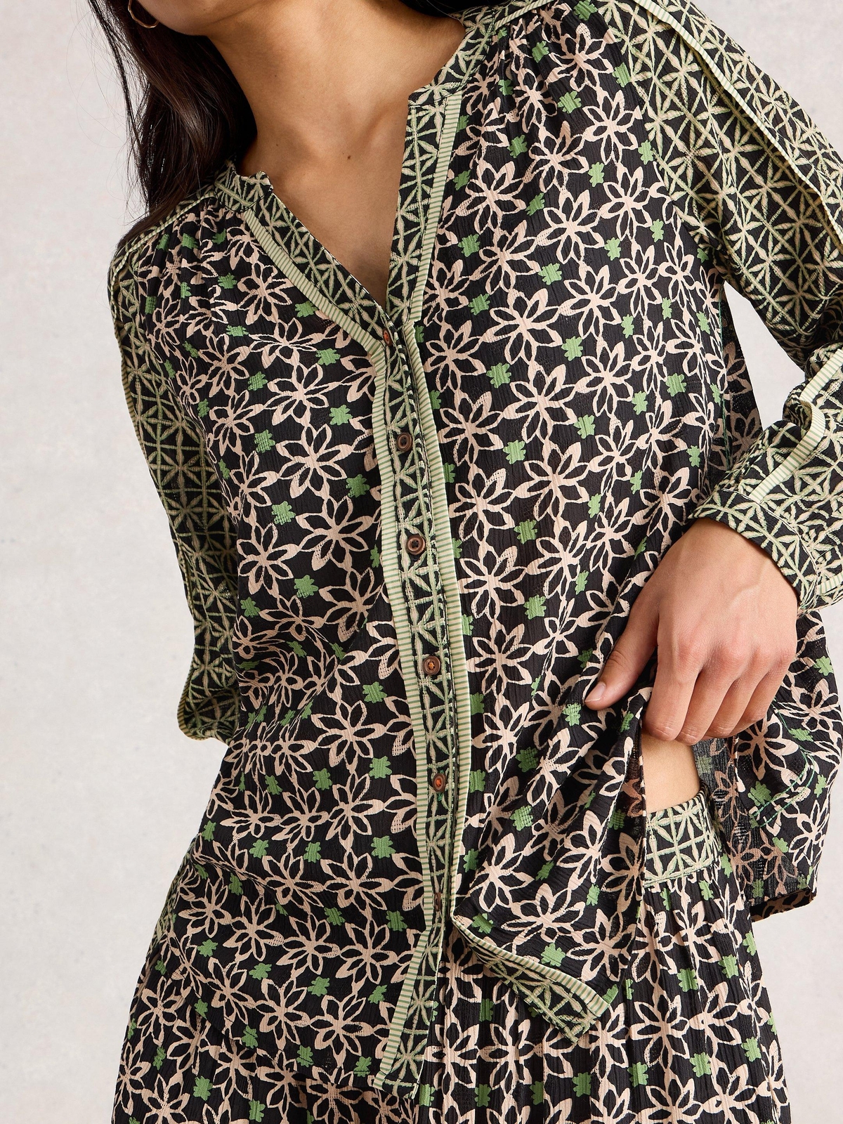 Top Mabel mit Mustermix - 34