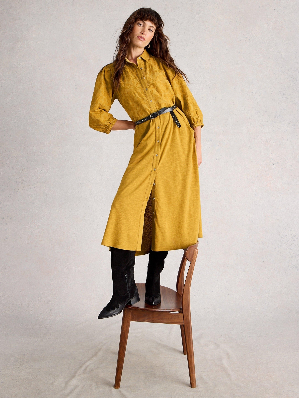 Besticktes Jerseykleid Rua - 44/R