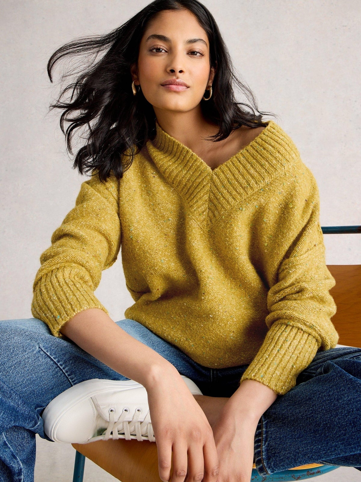 Pullover Tilly mit V-Ausschnitt - 36