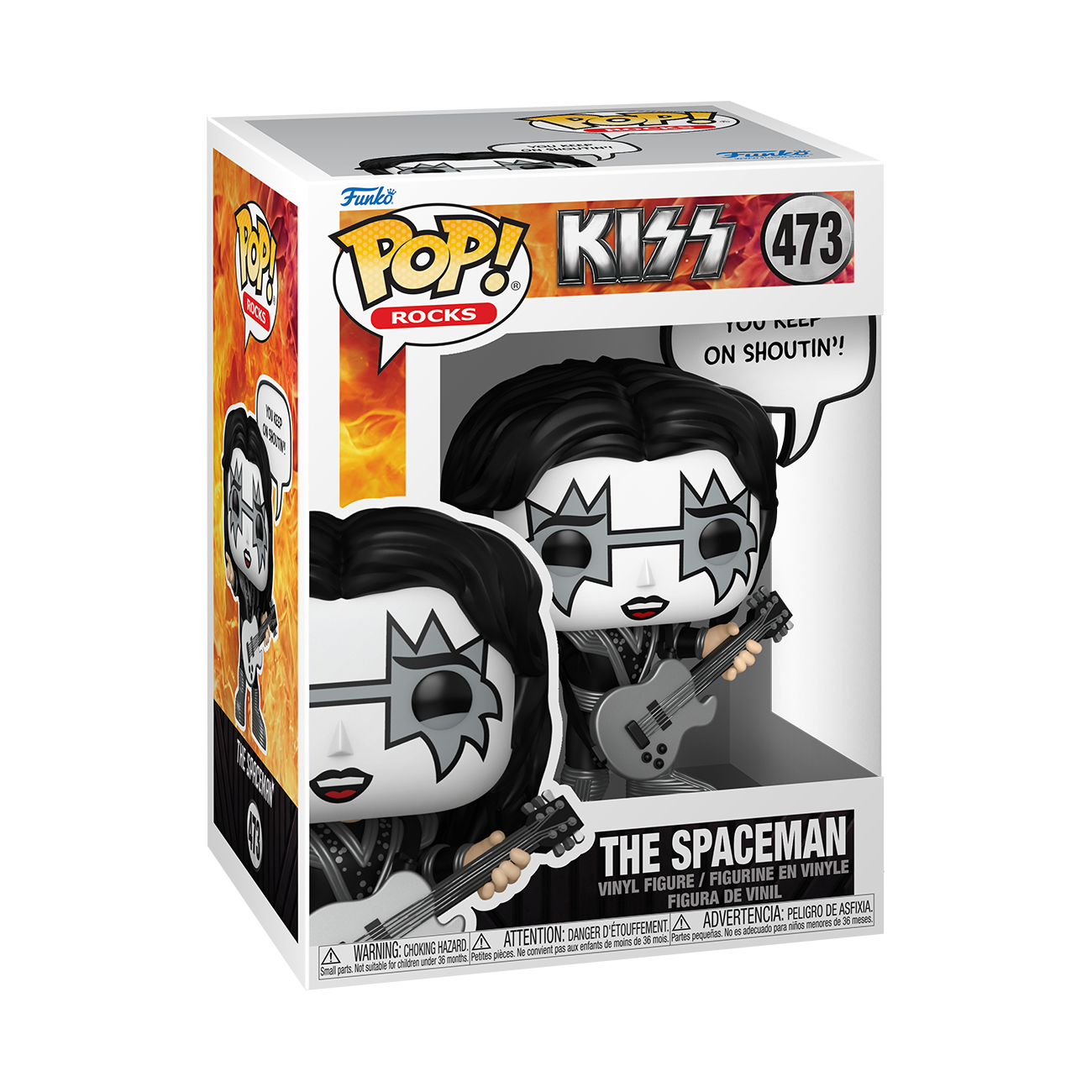 KISS The Spaceman You Keep On ShoutinFunko Pop Vinyl Sayings
