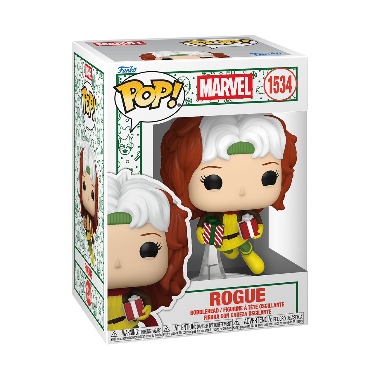 Image of Marvel Holiday Divas Rogue Funko Pop Vinyl