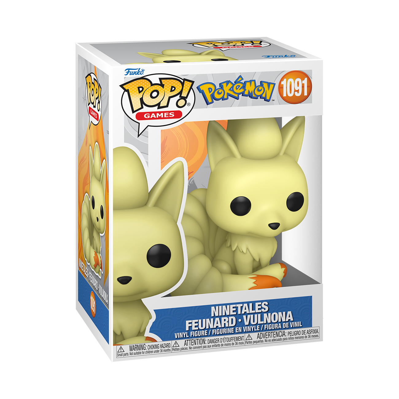 Image of Pokemon Ninetales Funko Pop Vinyl