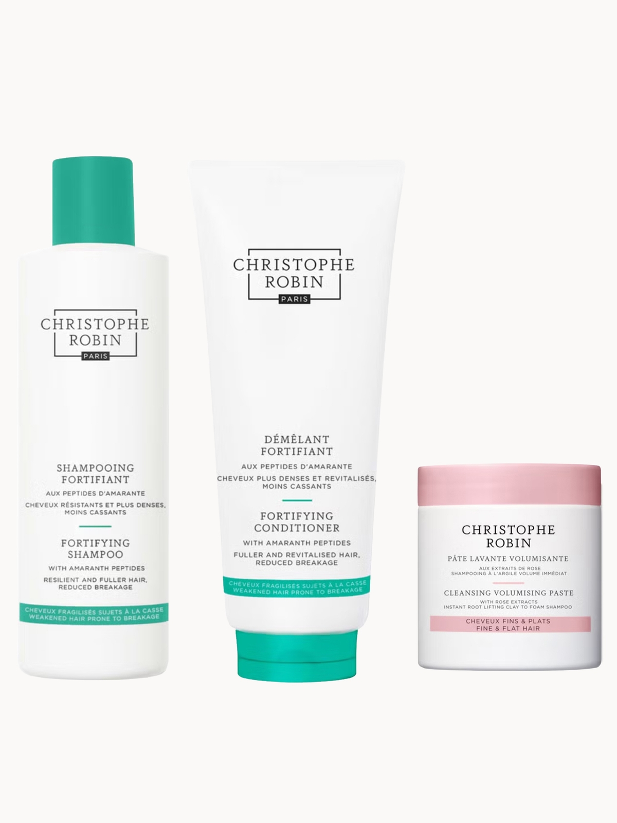 Christophe Robin Strength and Volume Bundle (Worth £81)