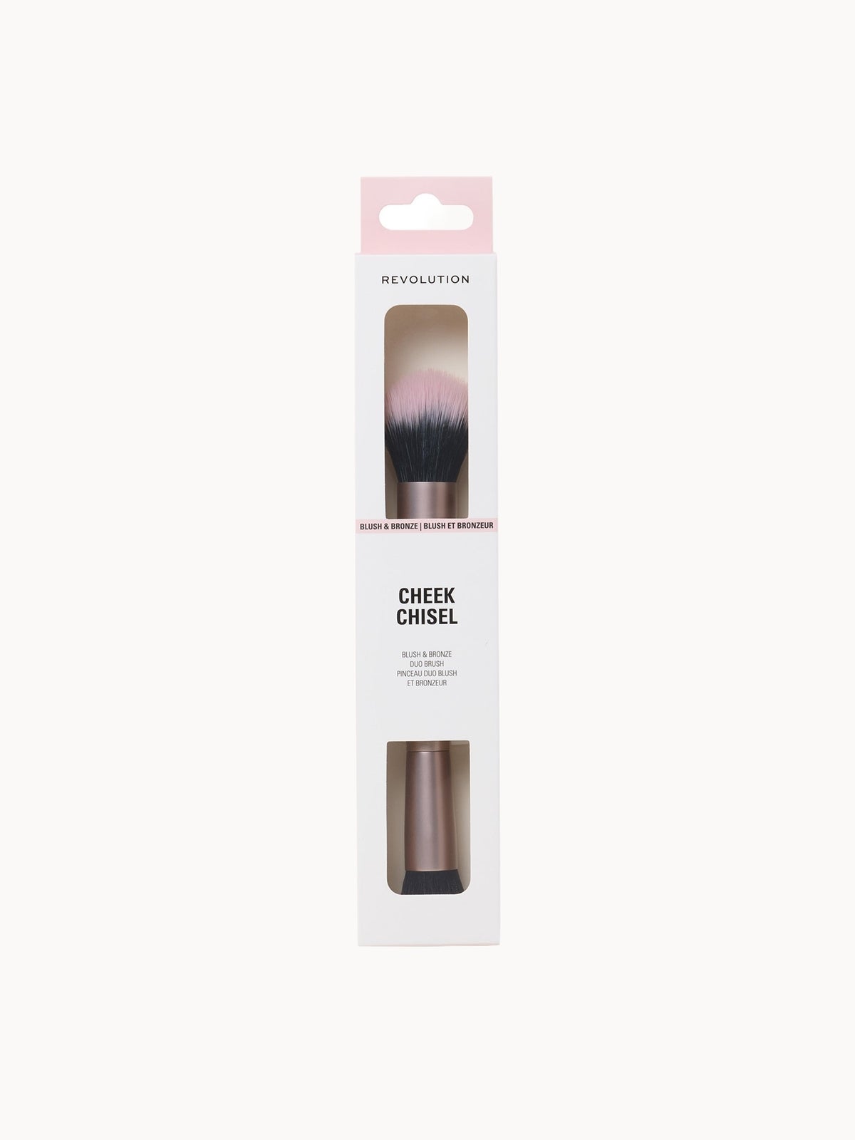 Revolution Cheek Chisel Blush & Bronze Duo Brush 2