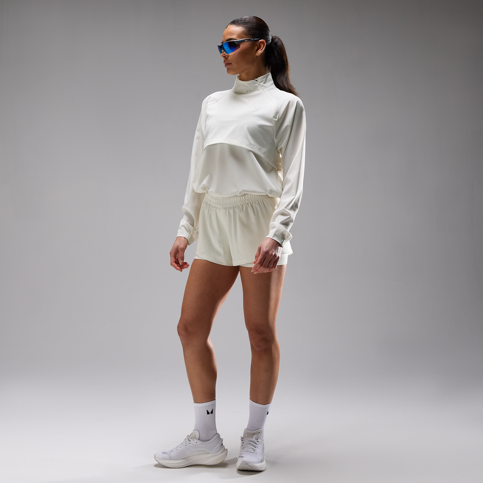 Thumbnail - MP Damen Velocity Ultra Jacke aus Webstoff - Nebel - L