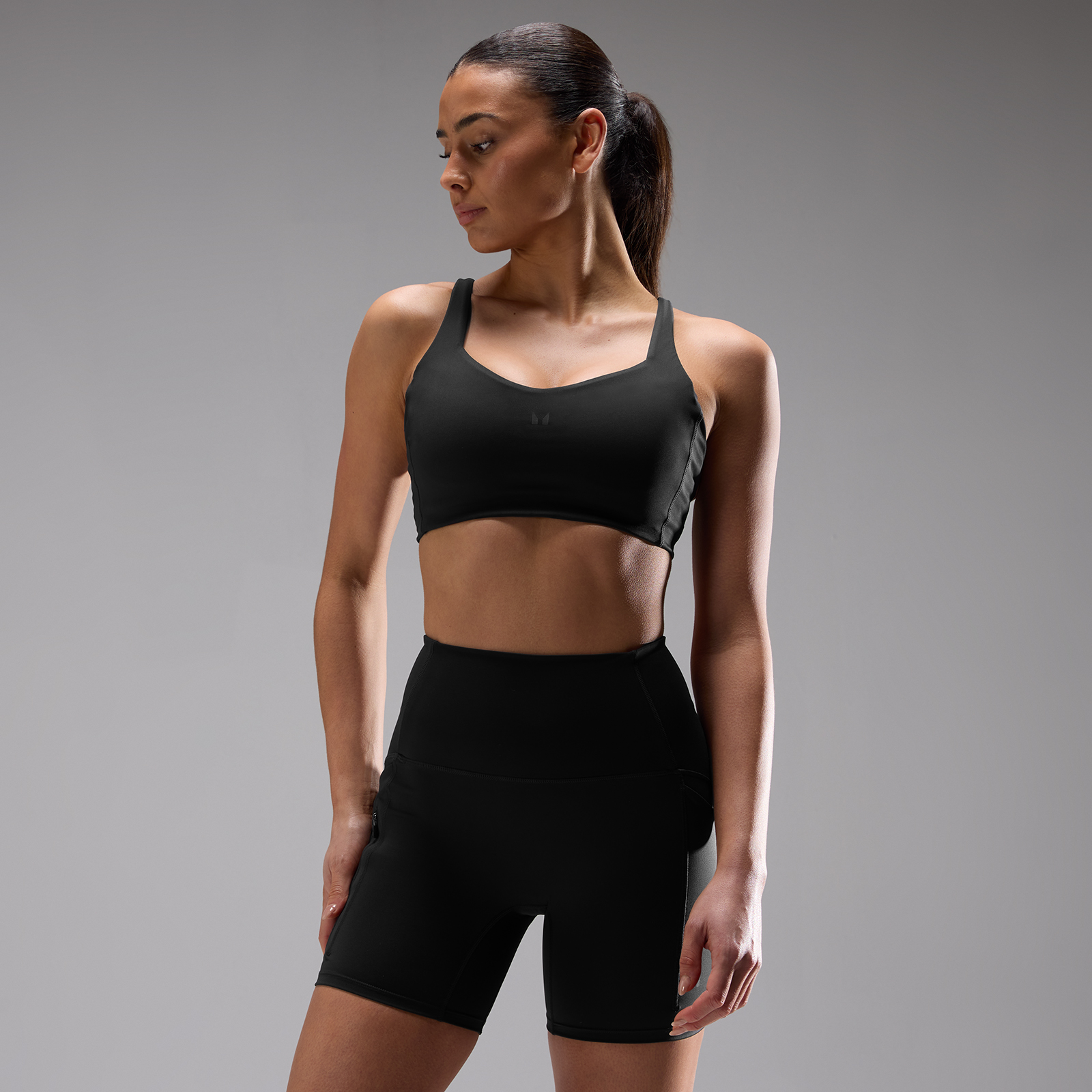 Reggiseno sportivo ad alto supporto donna MP Velocity Ultra - Nero - XS